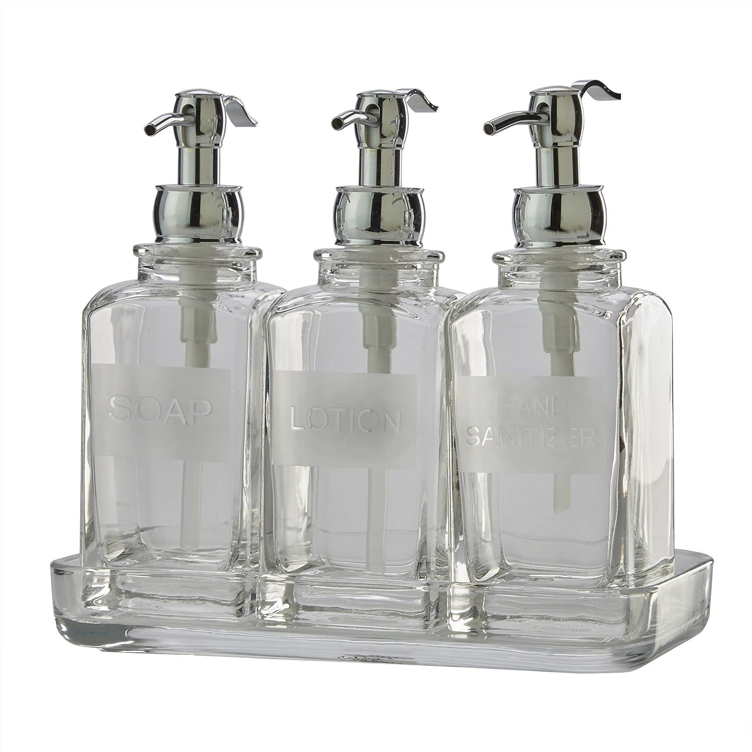 SKL Home Vern Yip Lincoln Vanity Tray, Clear