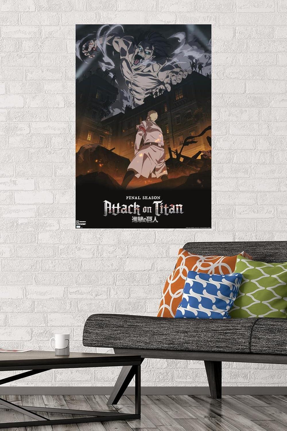 Attack on Titan: Season 4 - Key Visual 1 Wall Poster, 22.375" x 34"