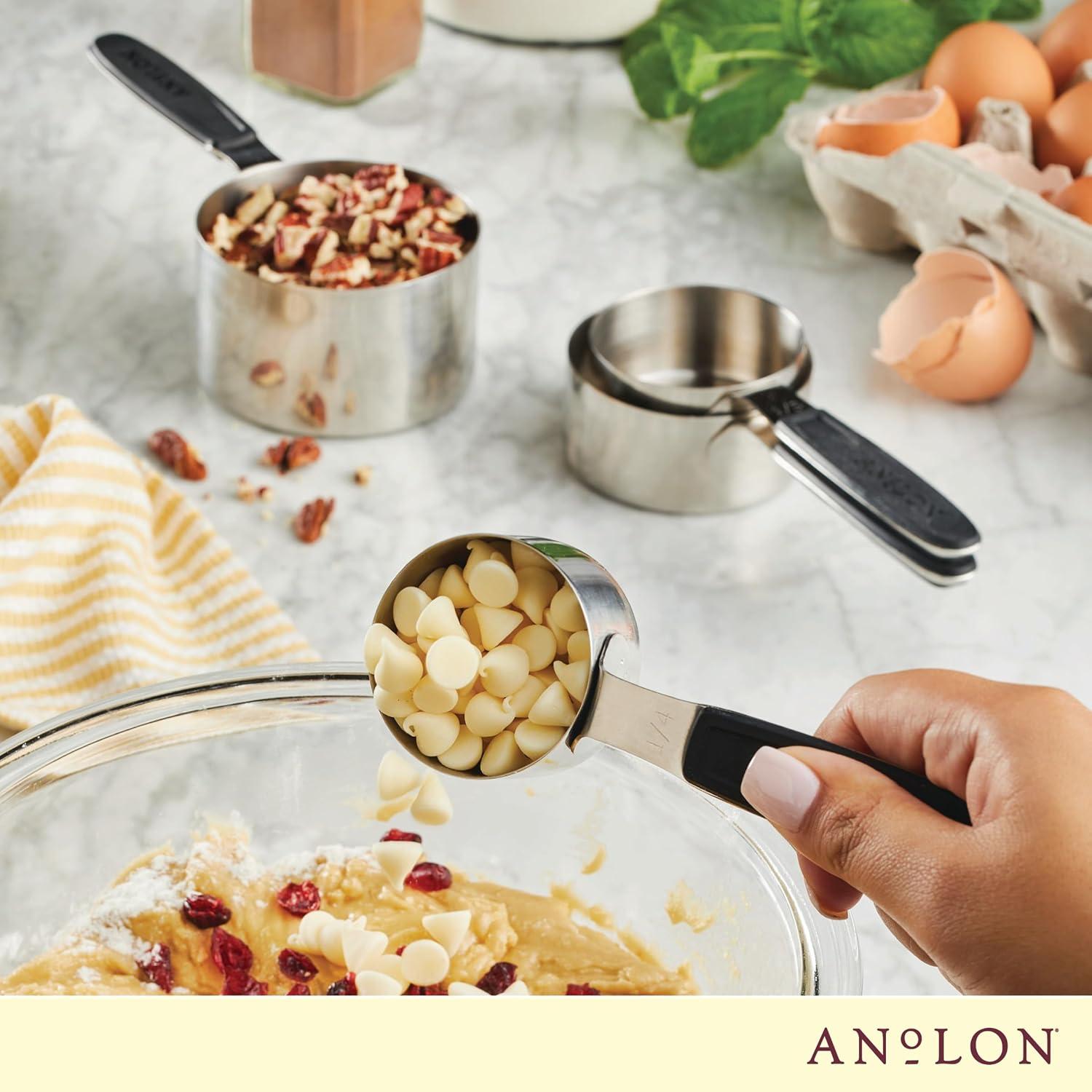 Anolon Anolon Suregrip Magnetic Measuring Cup Set, 4 Piece