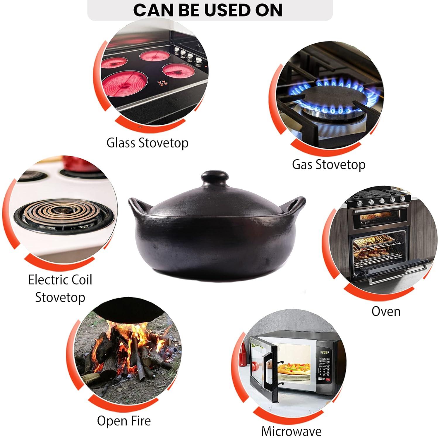 Ancient Cookware Enameled Cast Iron Round Braiser with Lid