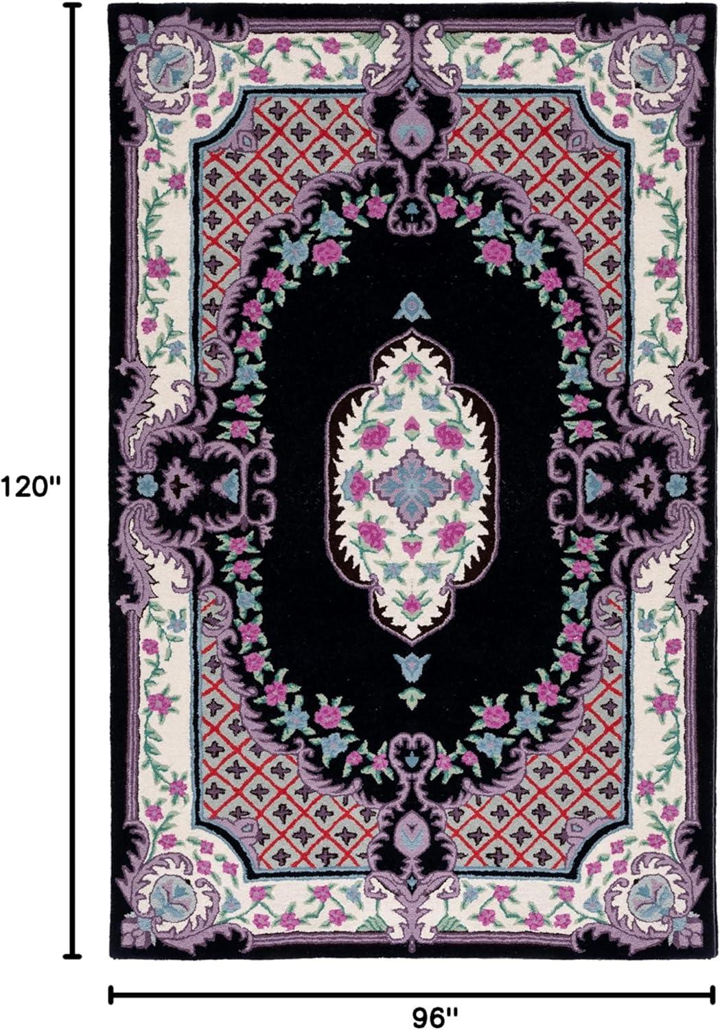 Bellagio BLG535 Hand Tufted Area Rug - Blue/Pink - 8'x10' - Safavieh.