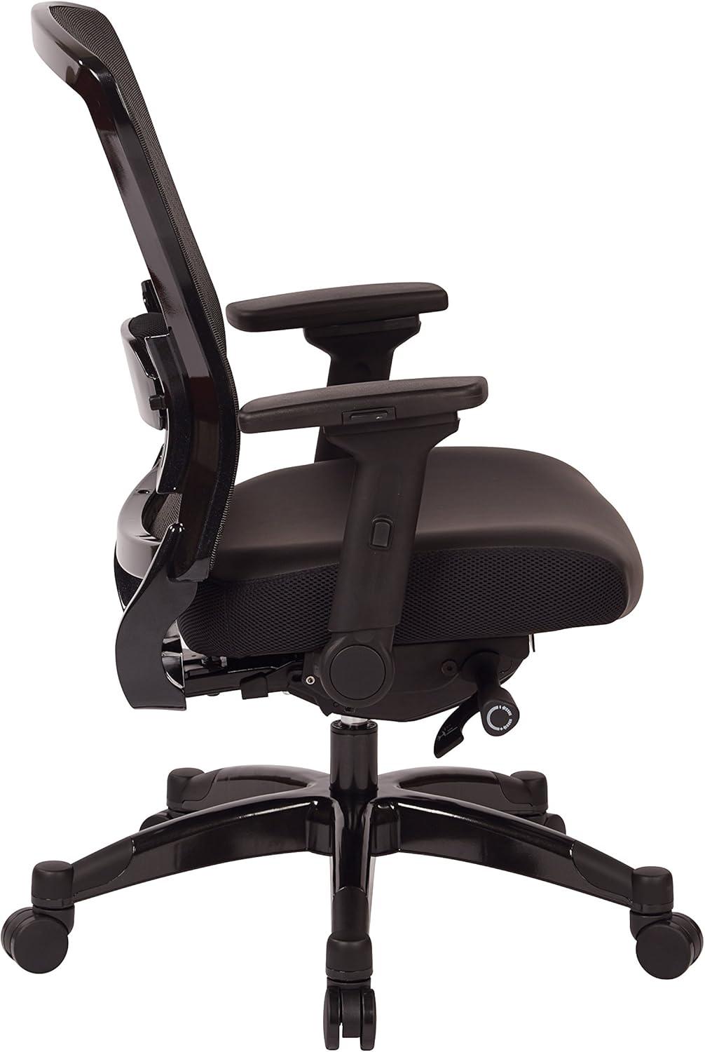 SPACE Seating Executive Bonded Leather Back Chair