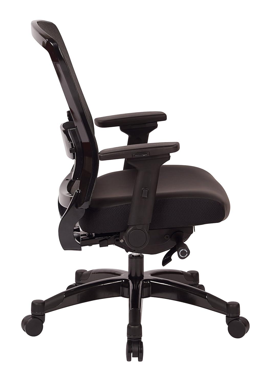 SPACE Seating Executive Bonded Leather Back Chair