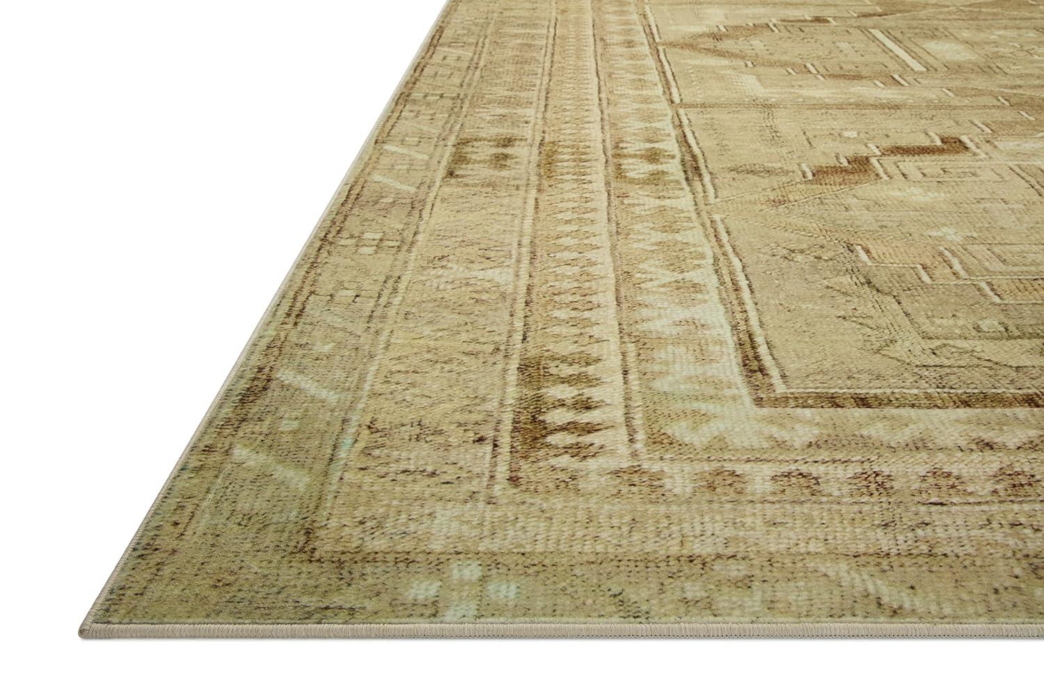 Sinclair II Rug by Magnolia Home by Joanna Gaines x Loloi - Khaki and Tobacco / 8'6" x 11'6"