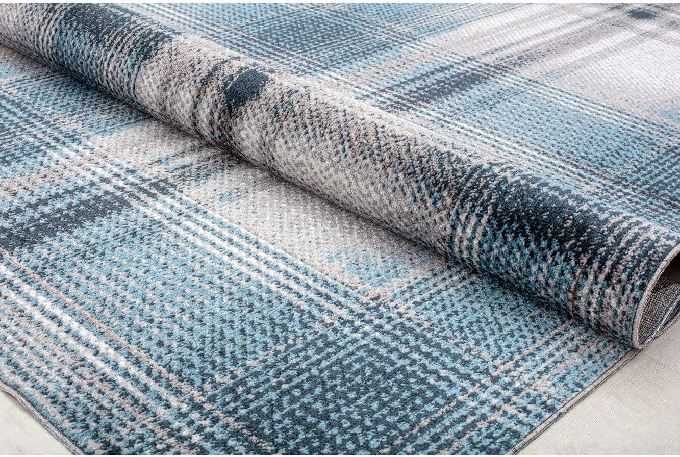 Rugs America Jaelyn Plaid Contemporary Area Rug