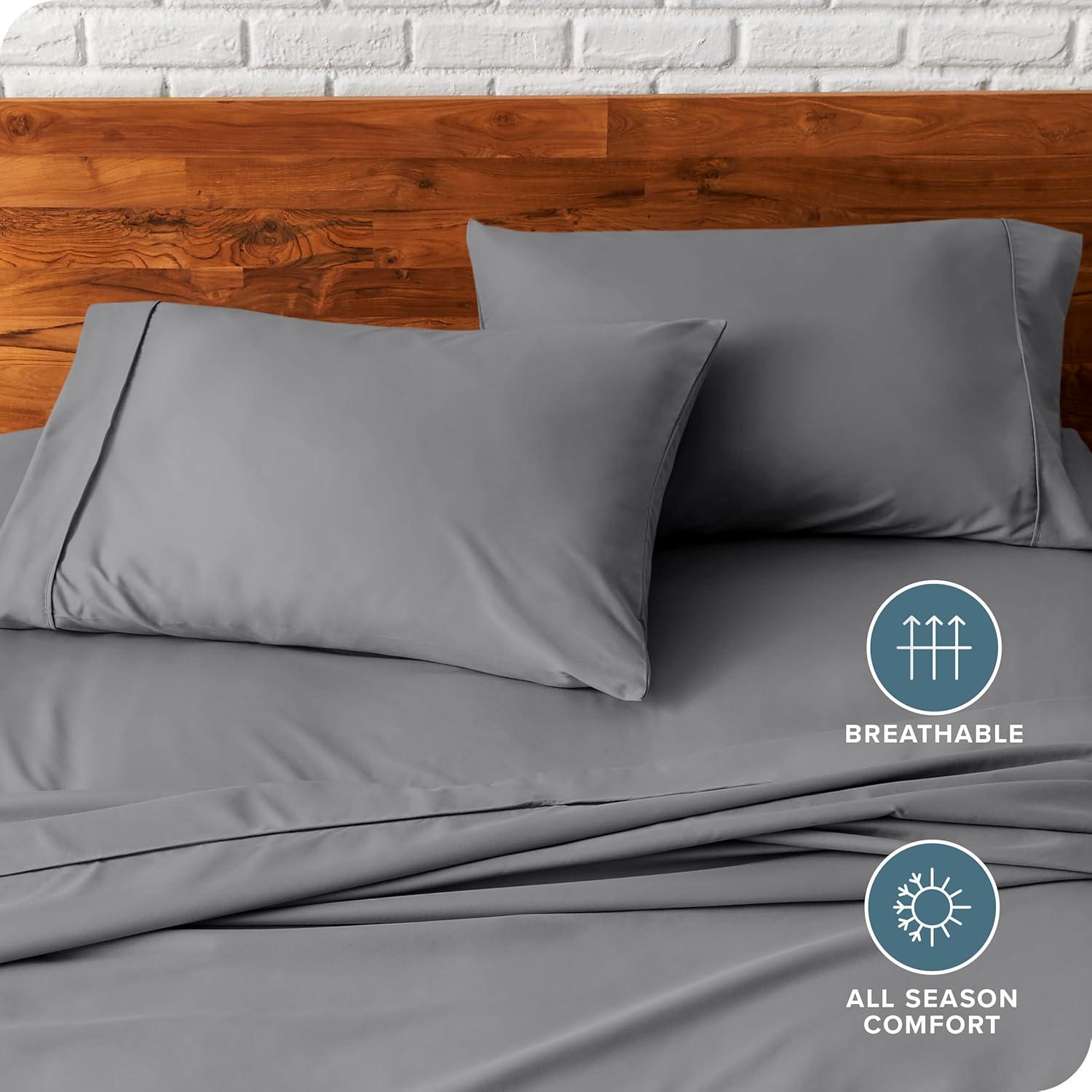 Ultra-Soft Microfiber Pillowcases by Bare Home