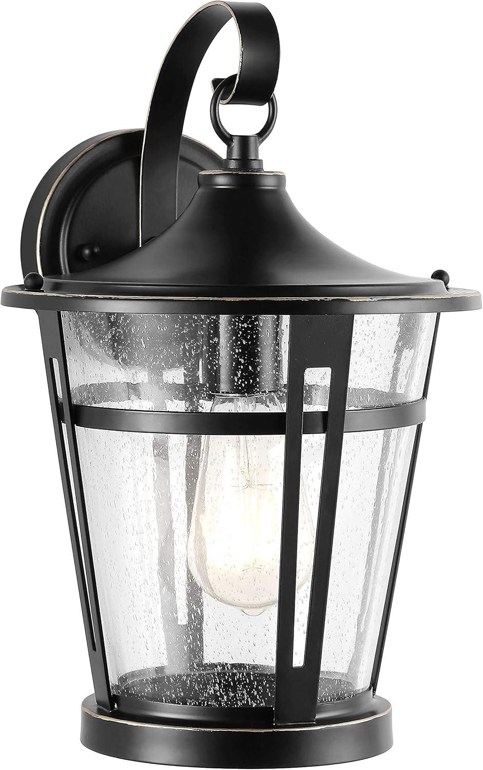 Raine Outdoor Wall Lantern - PLT4015 - Bronze - Safavieh