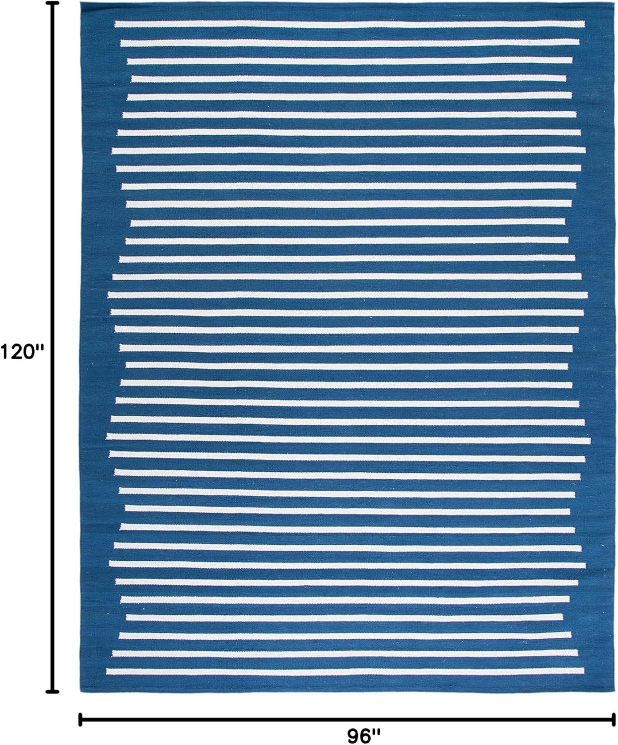 Montauk MTK712 Hand Woven Indoor Area Rug - Blue/Ivory - 8'x10' - Safavieh
