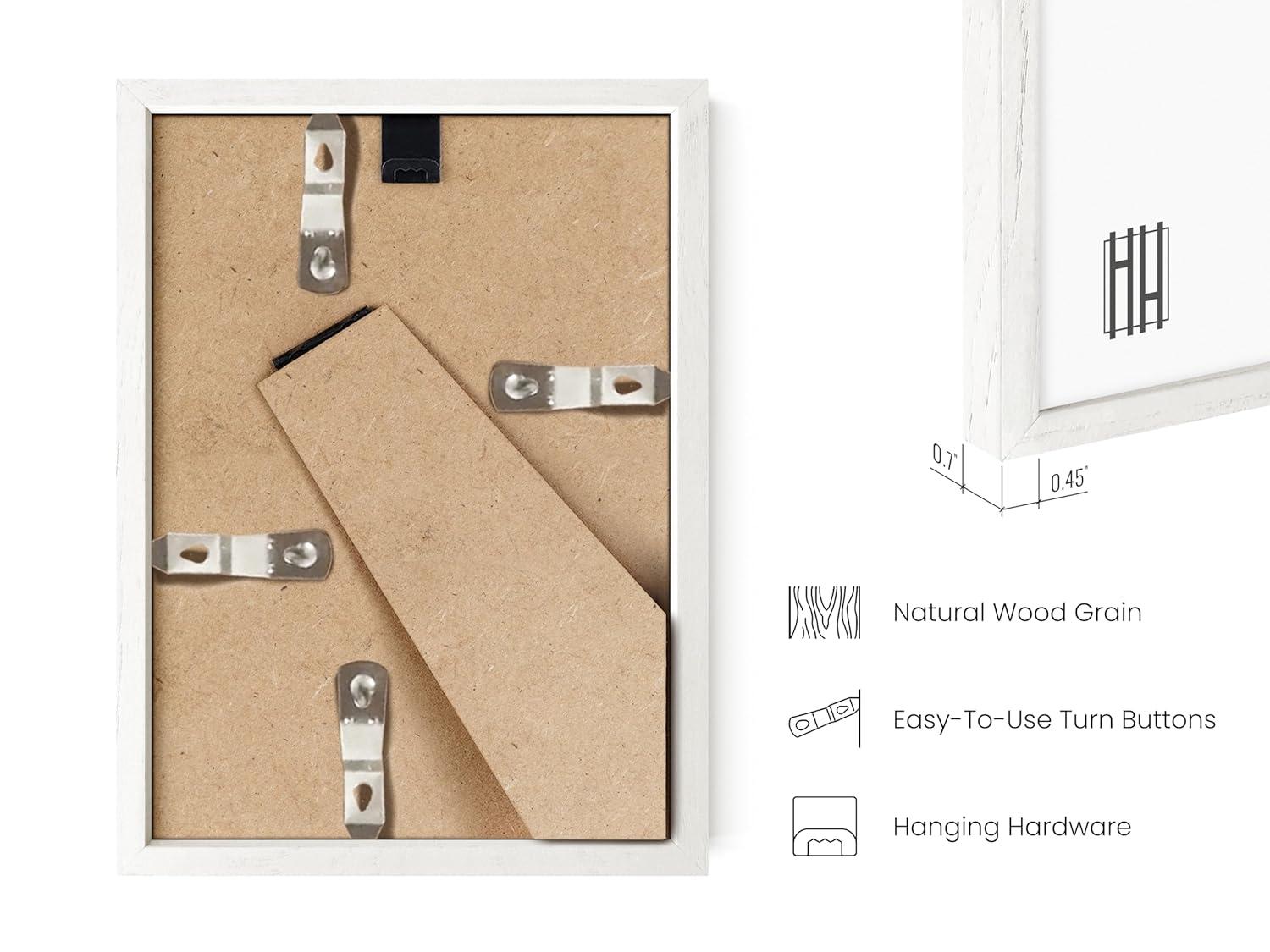 Haus and Hues Wood Matte Picture Frame