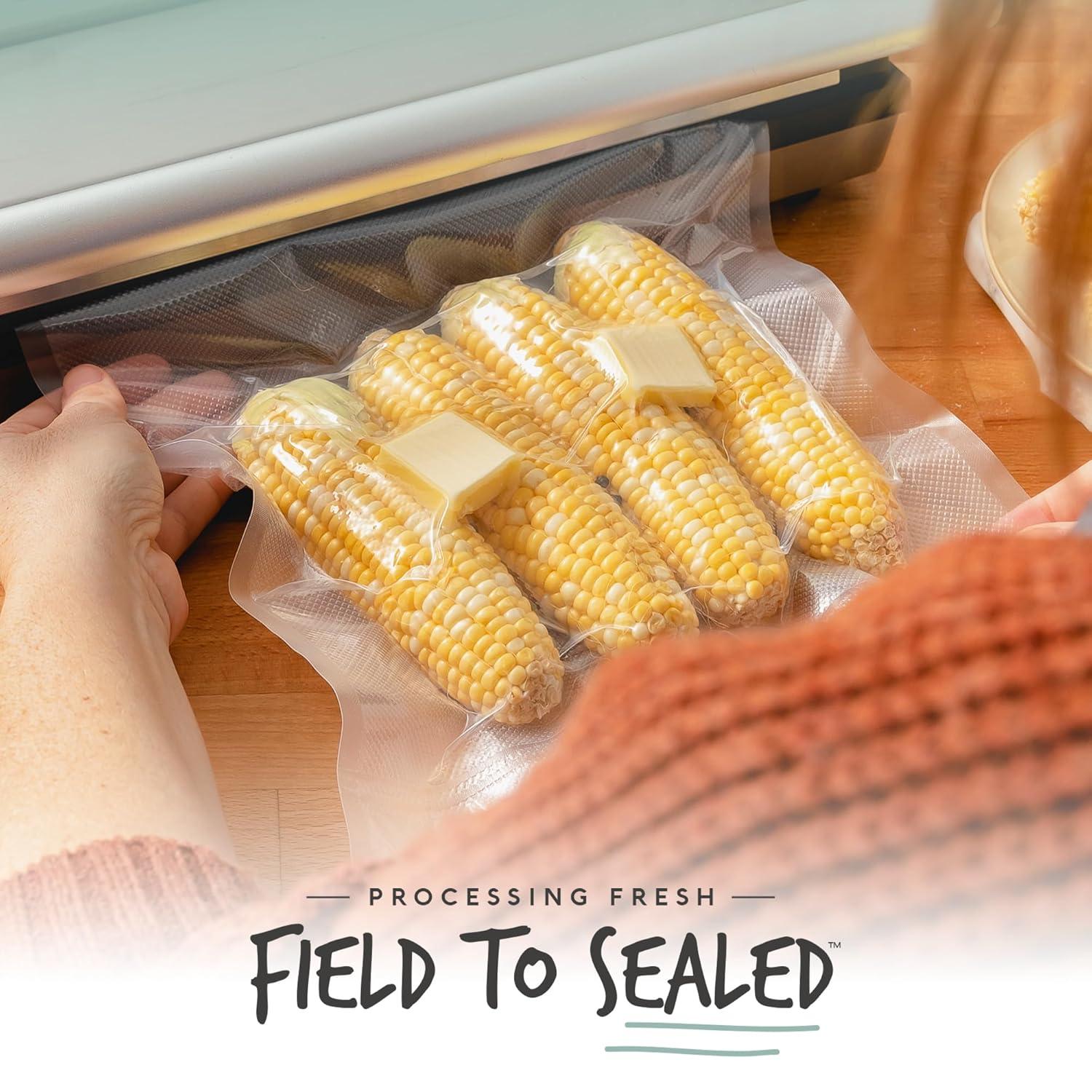 Avid Armor Vacuum Sealer Bags for Food, 11''x50' & 8''x50' Vacuum Heat-Seal Rolls, 100ft Food Saver Bags