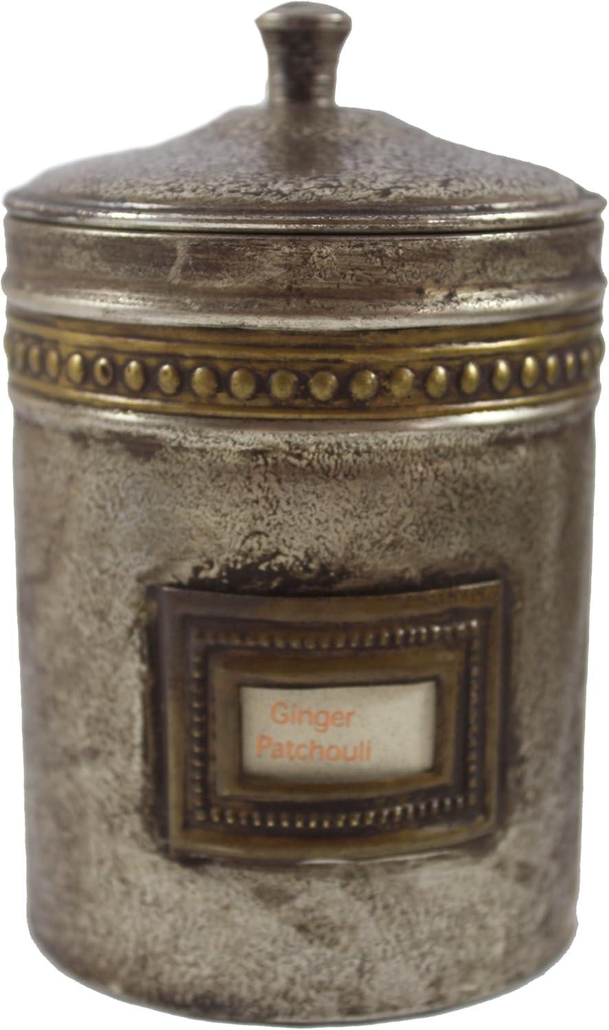 Gray Vintage-Inspired Soy Scented Jar Candle