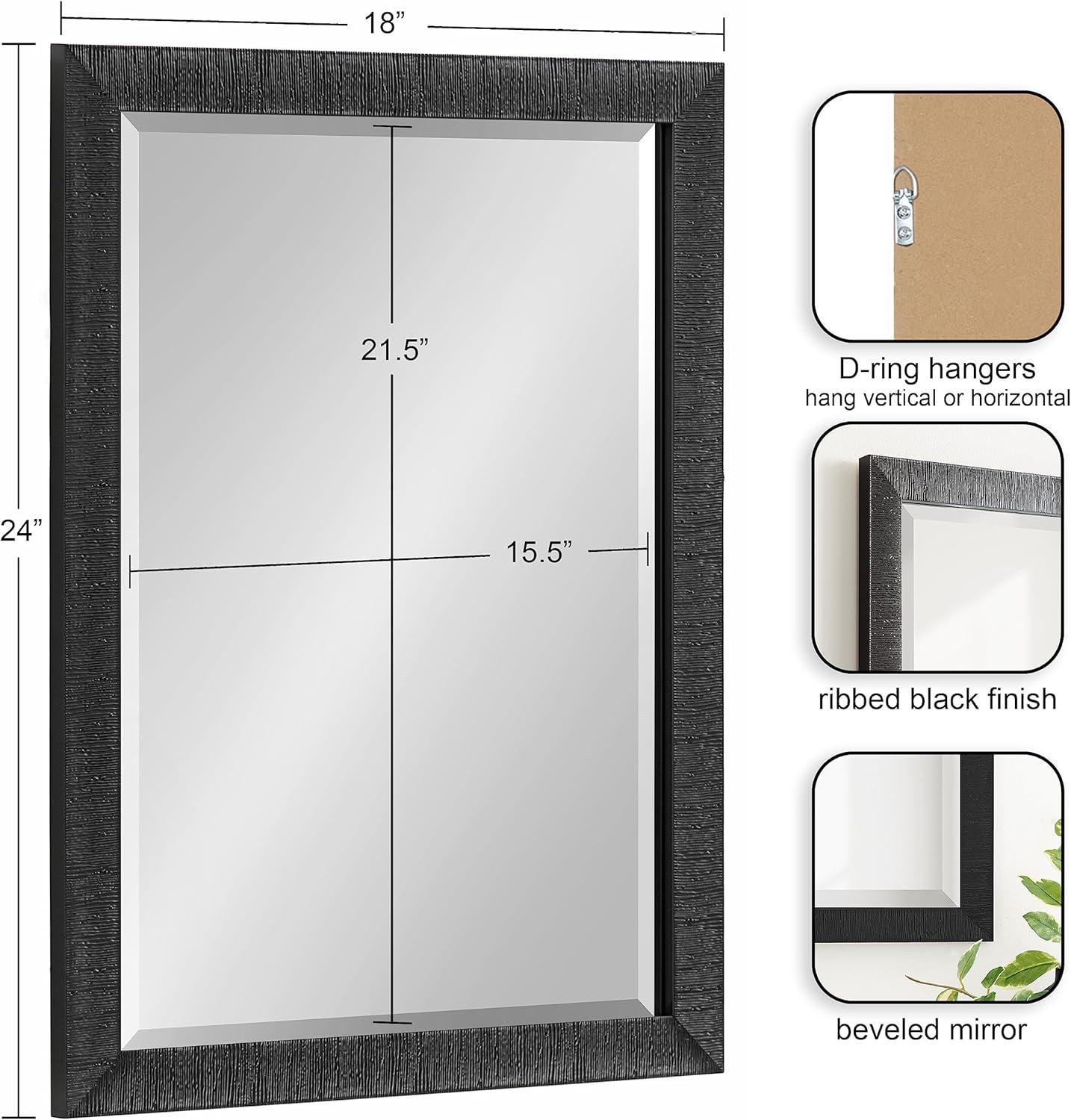 24"x36" Reyna Rectangle Wall Mirror - Kate & Laurel All Things Decor