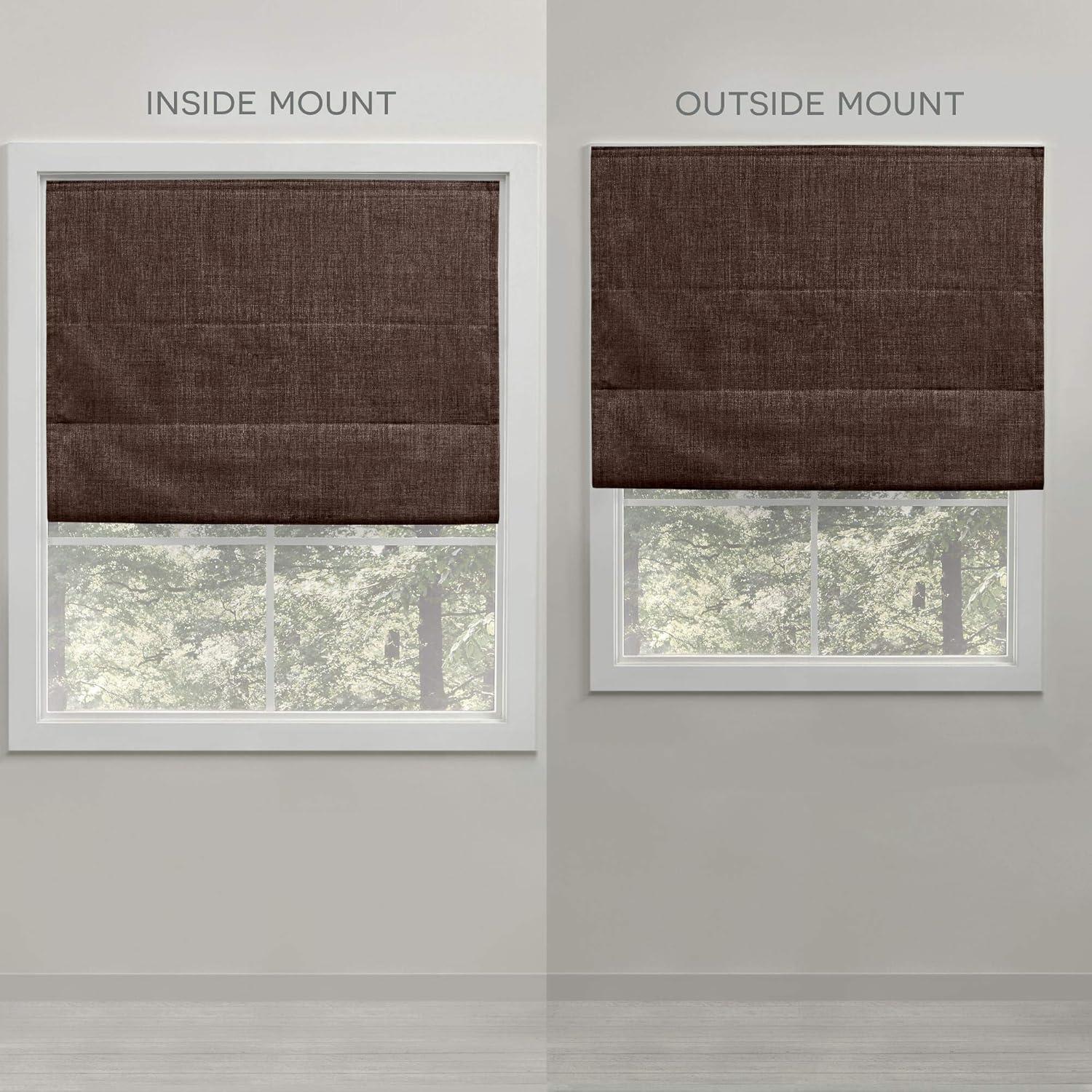 Amalgamated Textiles Exclusive Home Acadia 100% Blackout Roman Shade