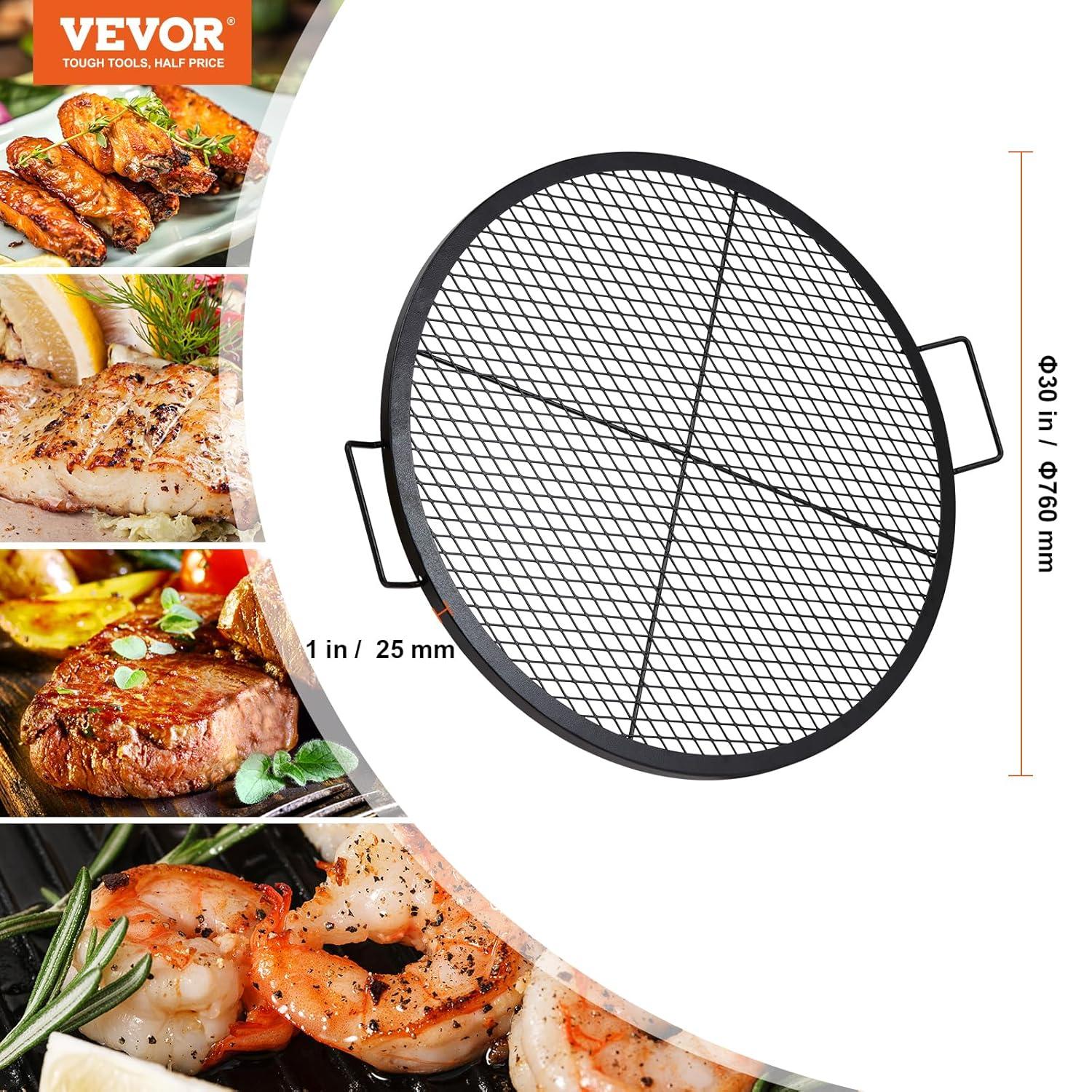VEVOR Round Alloy Steel Fire Pit Tool