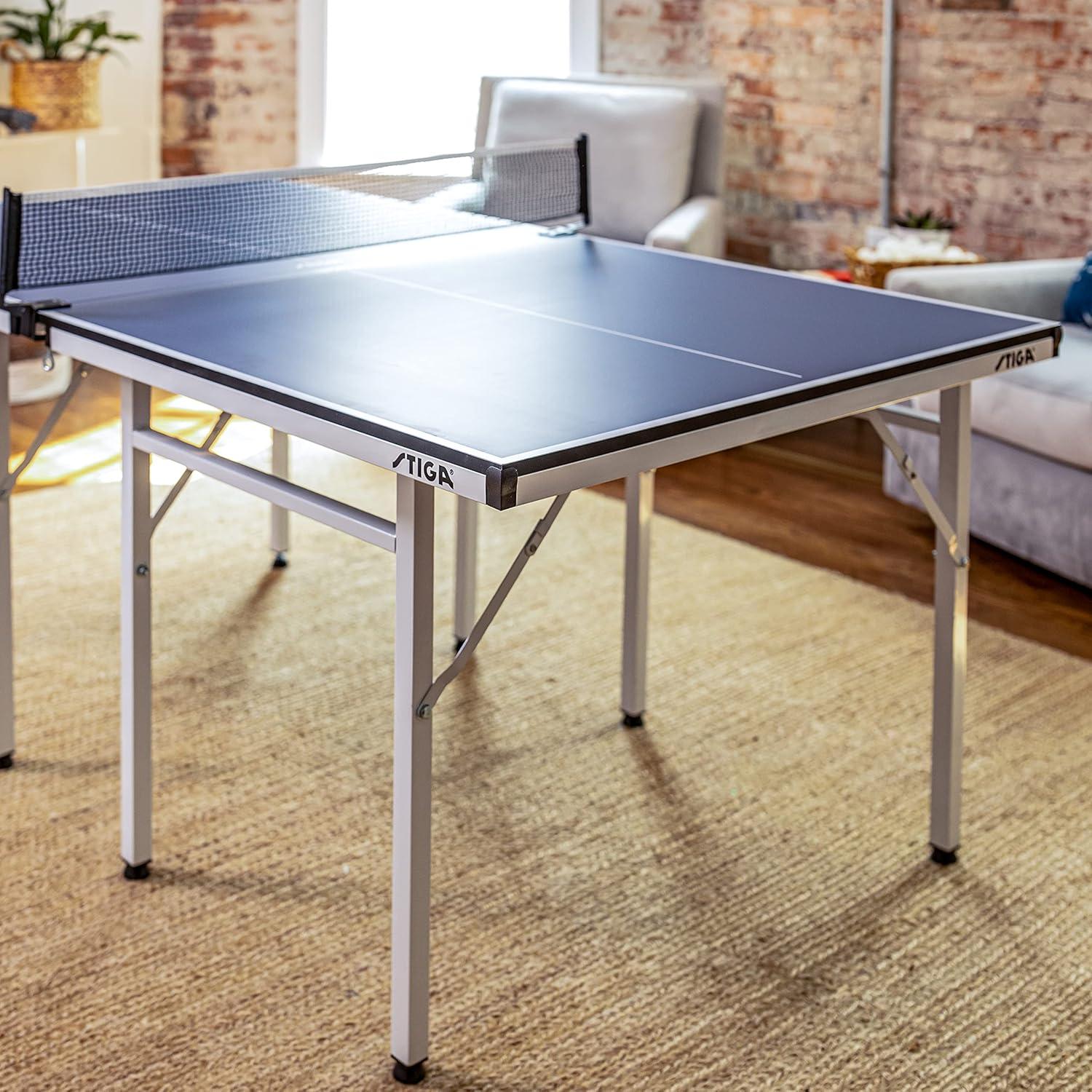STIGA STIGA Space Saver Foldable Indoor Ping Pong Table - Compact Size with Regulation Quality