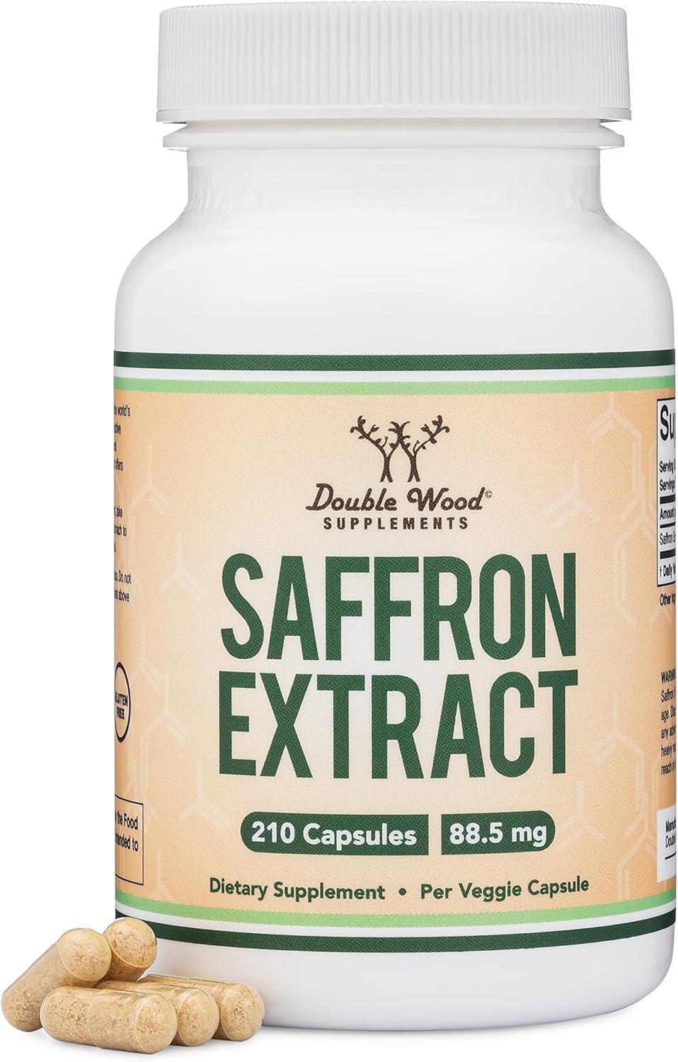 Saffron Extract 88.5mg Vegan Capsules for Weight Support