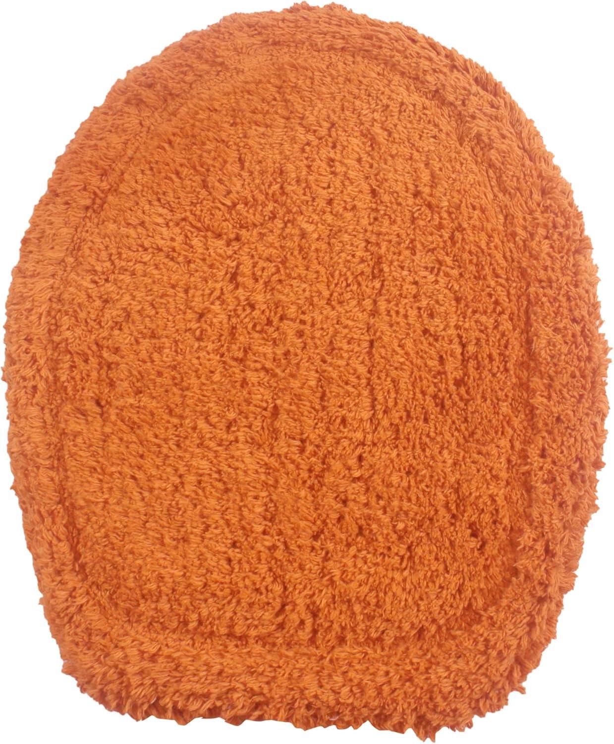 Home Weavers Inc Home Weavers WaterFord Collection Cotton Soft, Water Absorbent Toilet Seat Lid Cover, Machine Washable 18"x18" Toilet Lid Cover