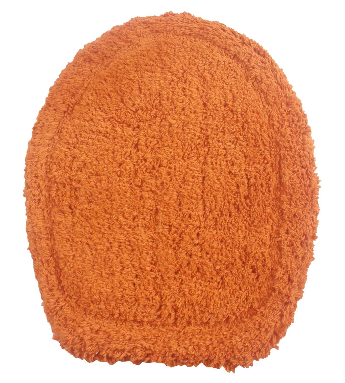 Home Weavers Inc Home Weavers WaterFord Collection Cotton Soft, Water Absorbent Toilet Seat Lid Cover, Machine Washable 18"x18" Toilet Lid Cover