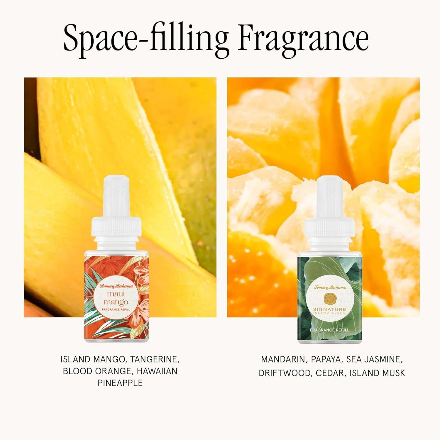 Smart Home Fragrance Diffuser Starter Set - Guy Fox SoHo and Noma Refills - Wi-Fi connected, customizable home scent