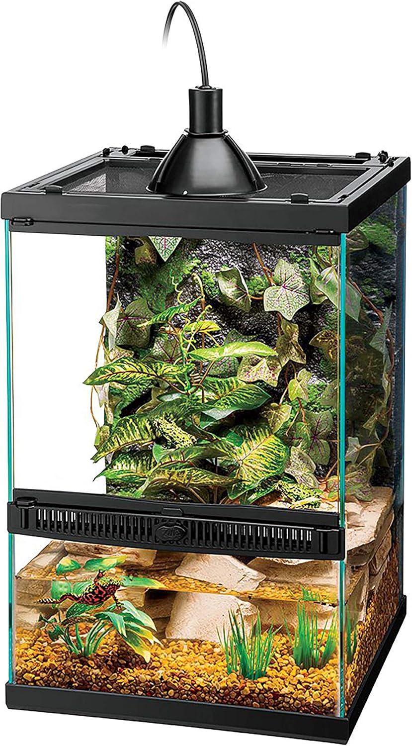 Zilla Tropical Reptile Vertical Starter Kit with Mini Halogen Lighting (ECOM)