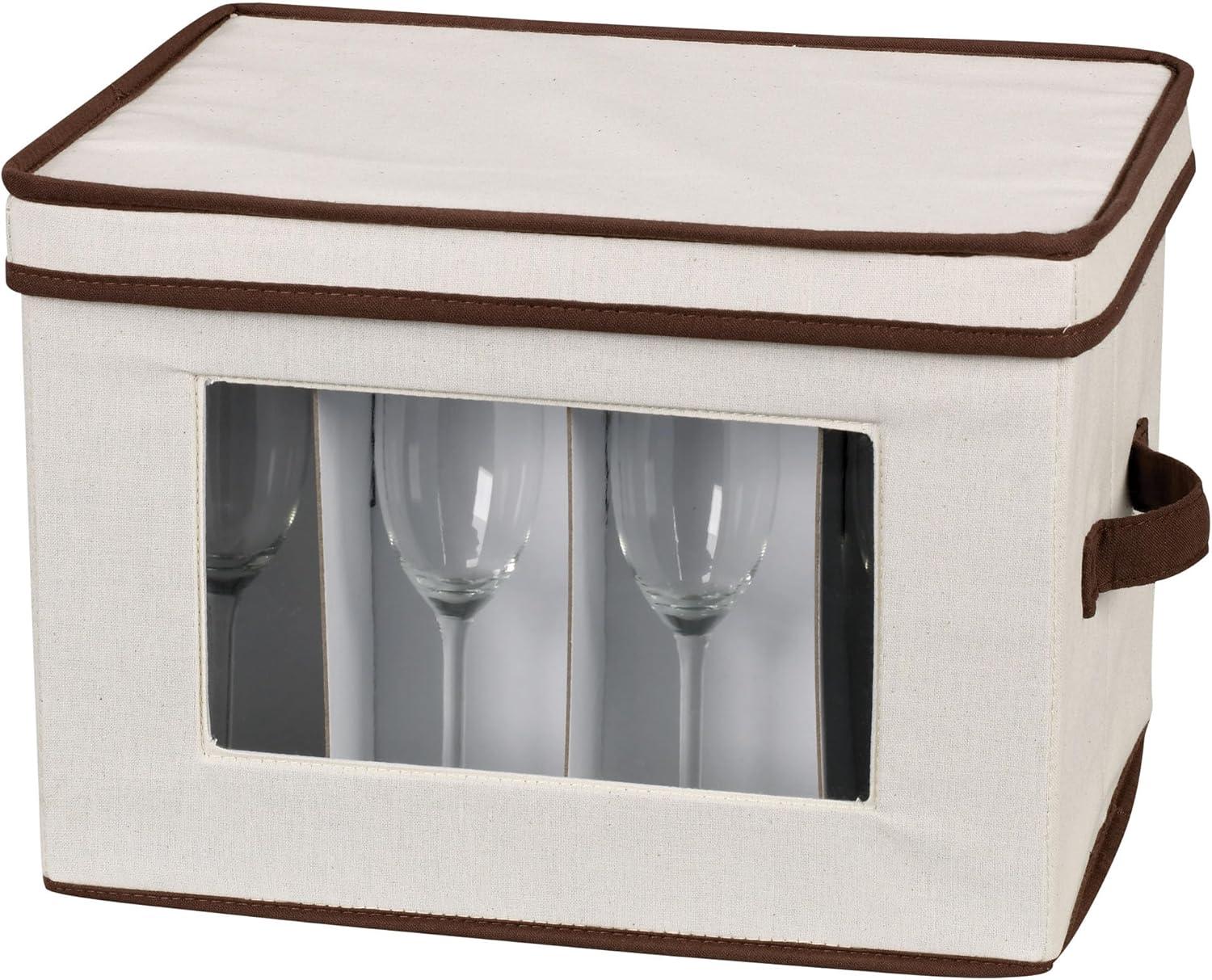 Champagne Flute Storage Box, 12 Sturdy Compartments