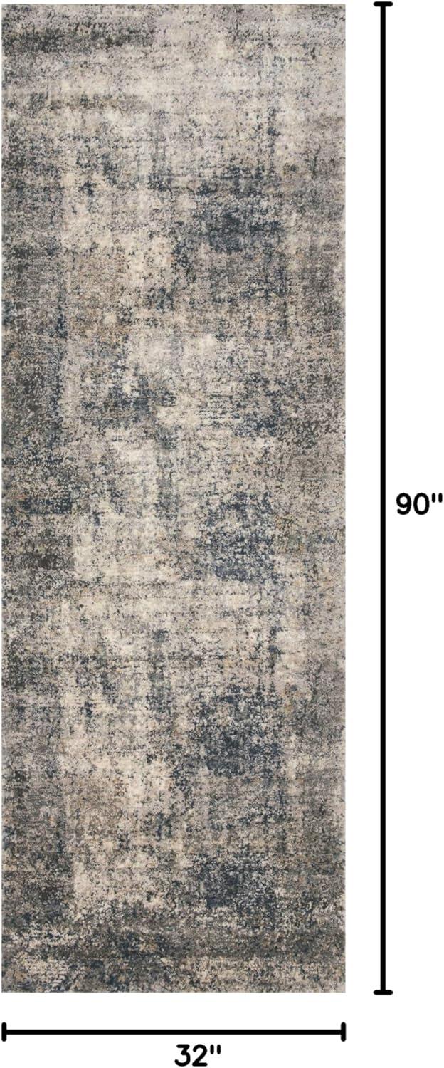 Loloi Teagan Denim / Slate 2'-8" x 7'-6" Runner Rug