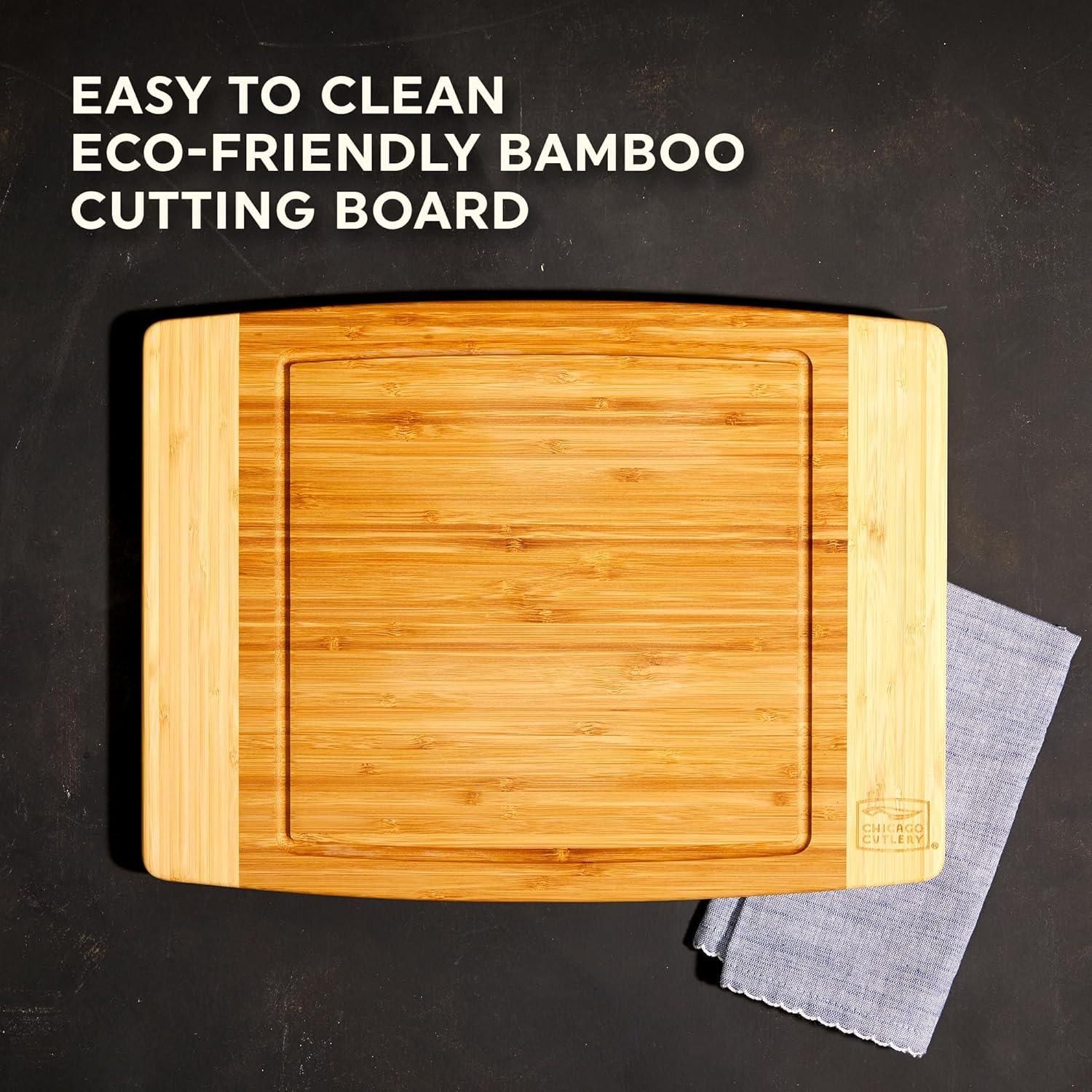 Chicago Cutlery Woodworks 12"x16" Bamboo Cutting Board