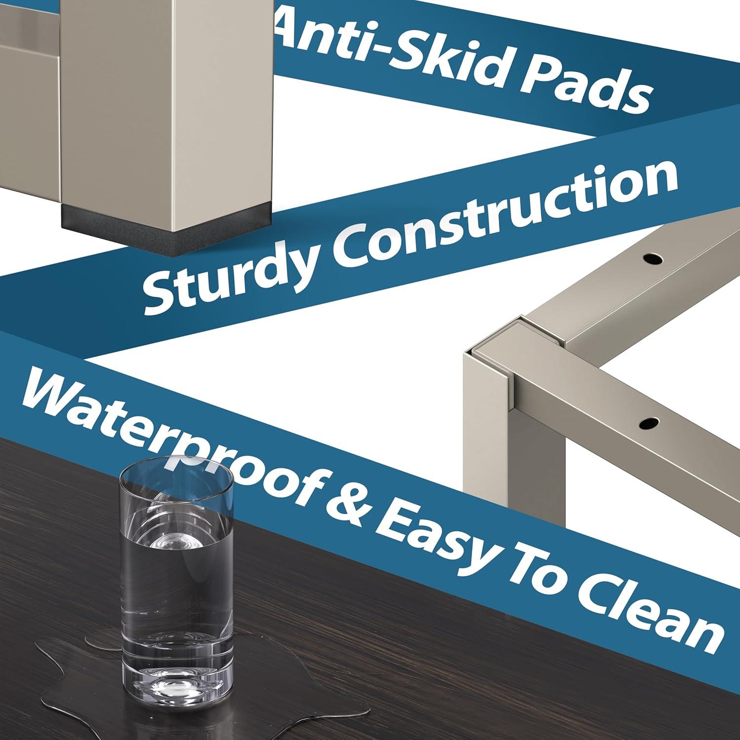 SHW Mission 32 inches office desk, Espresso