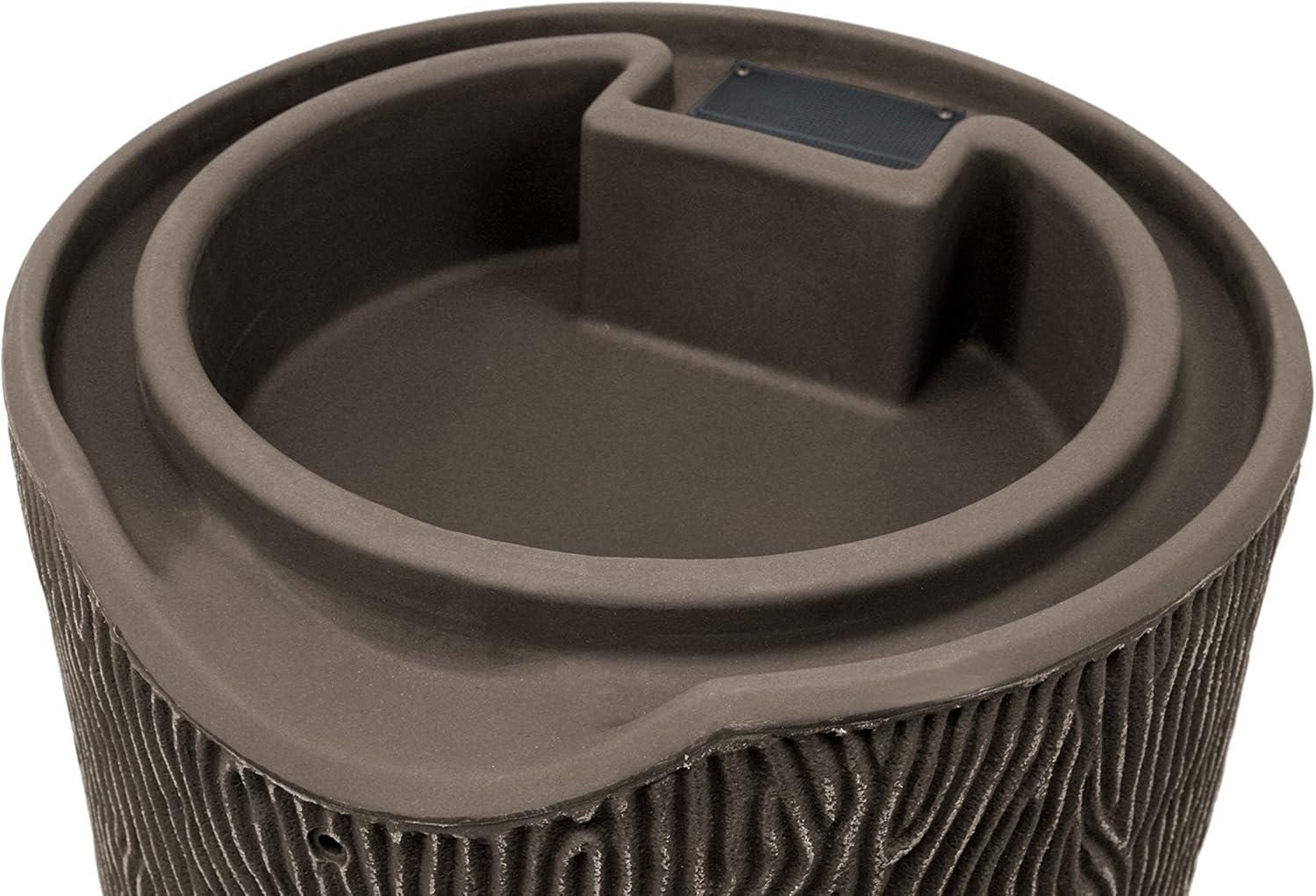 Good Ideas Good Ideas 50 Gallons Plastic Drainable Dual Overflow Planter Rain Barrel