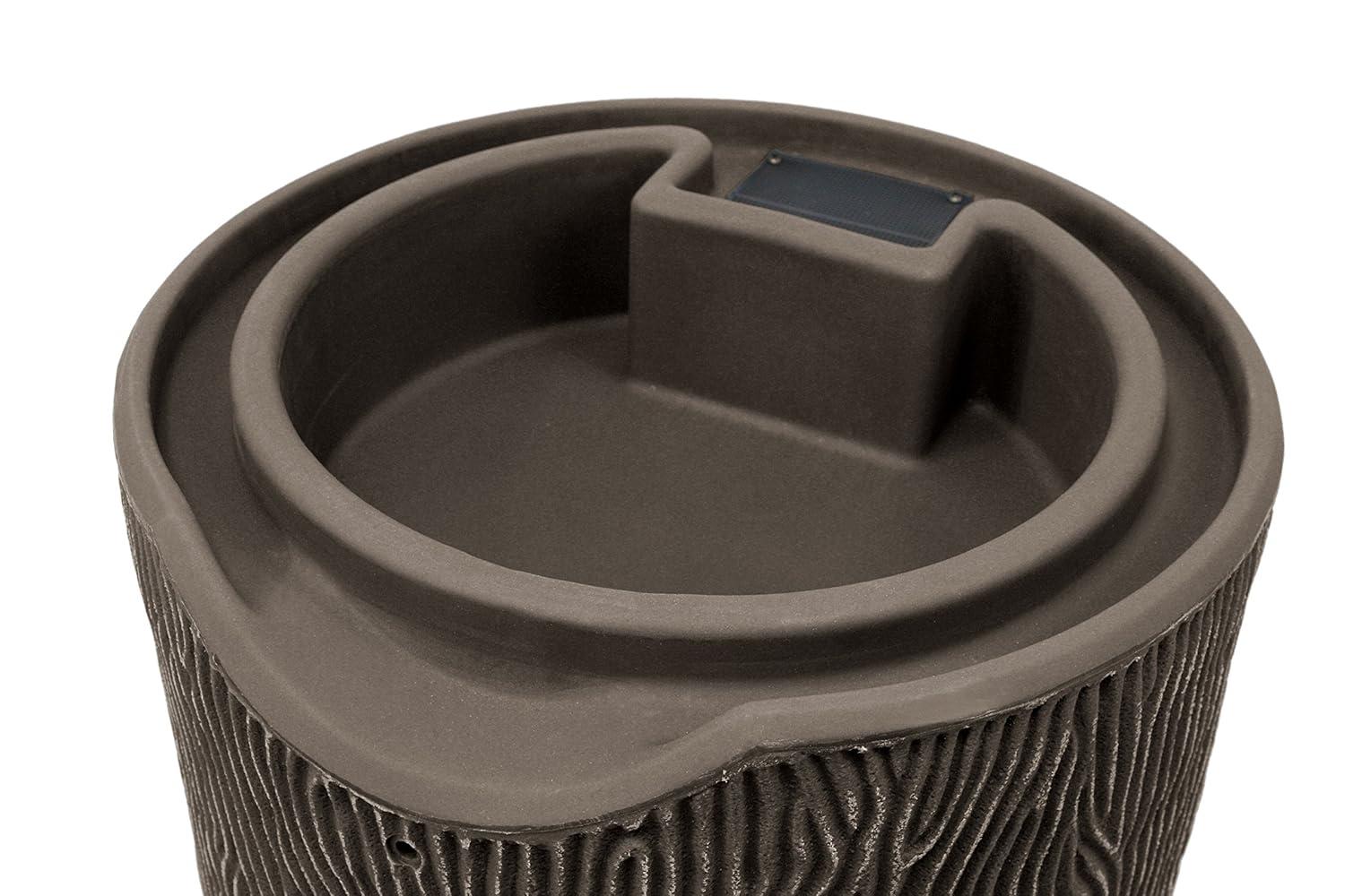 Good Ideas Good Ideas 50 Gallons Plastic Drainable Dual Overflow Planter Rain Barrel