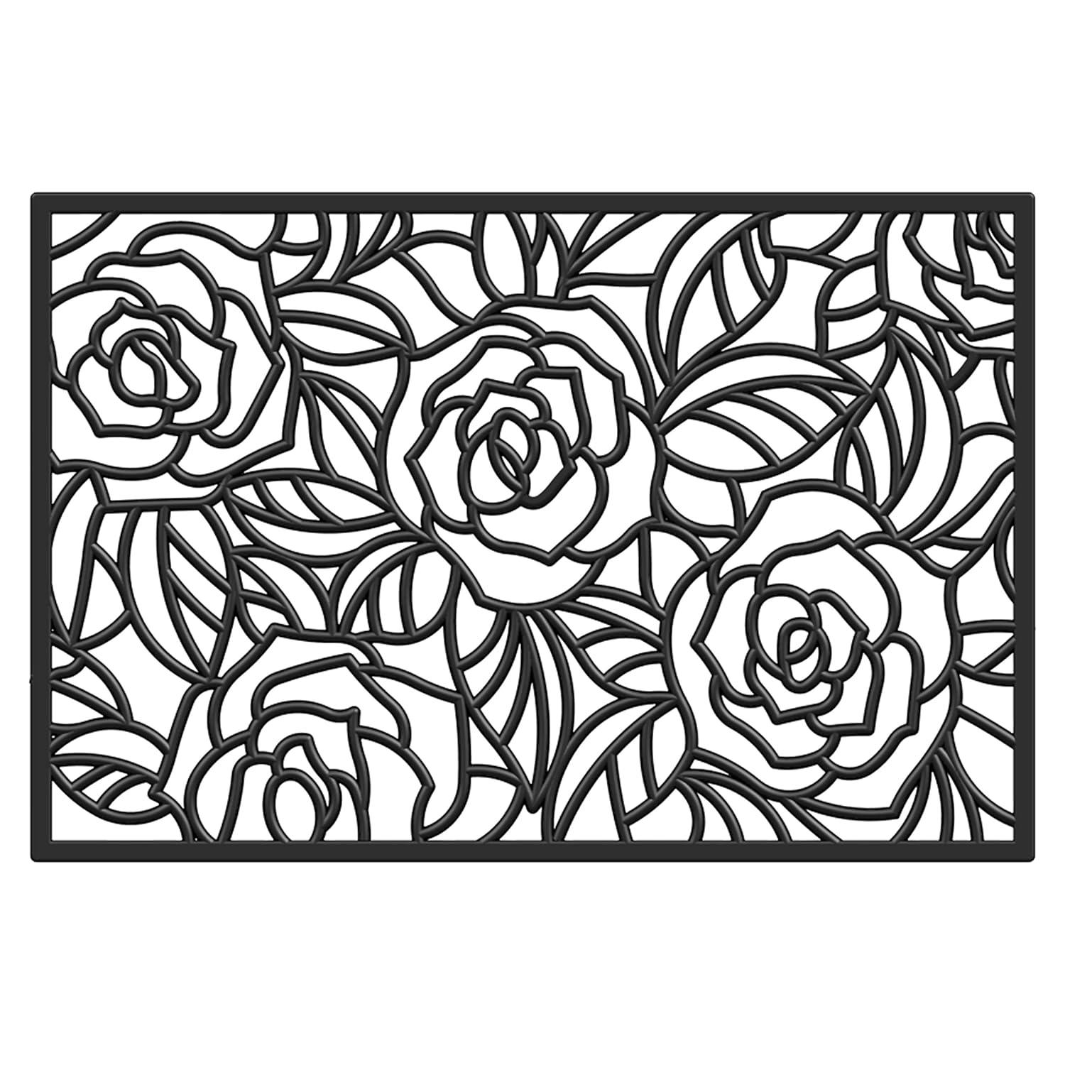 Calloway Mills Fleur De Lis Outdoor Rubber Doormat, 18" x 30"