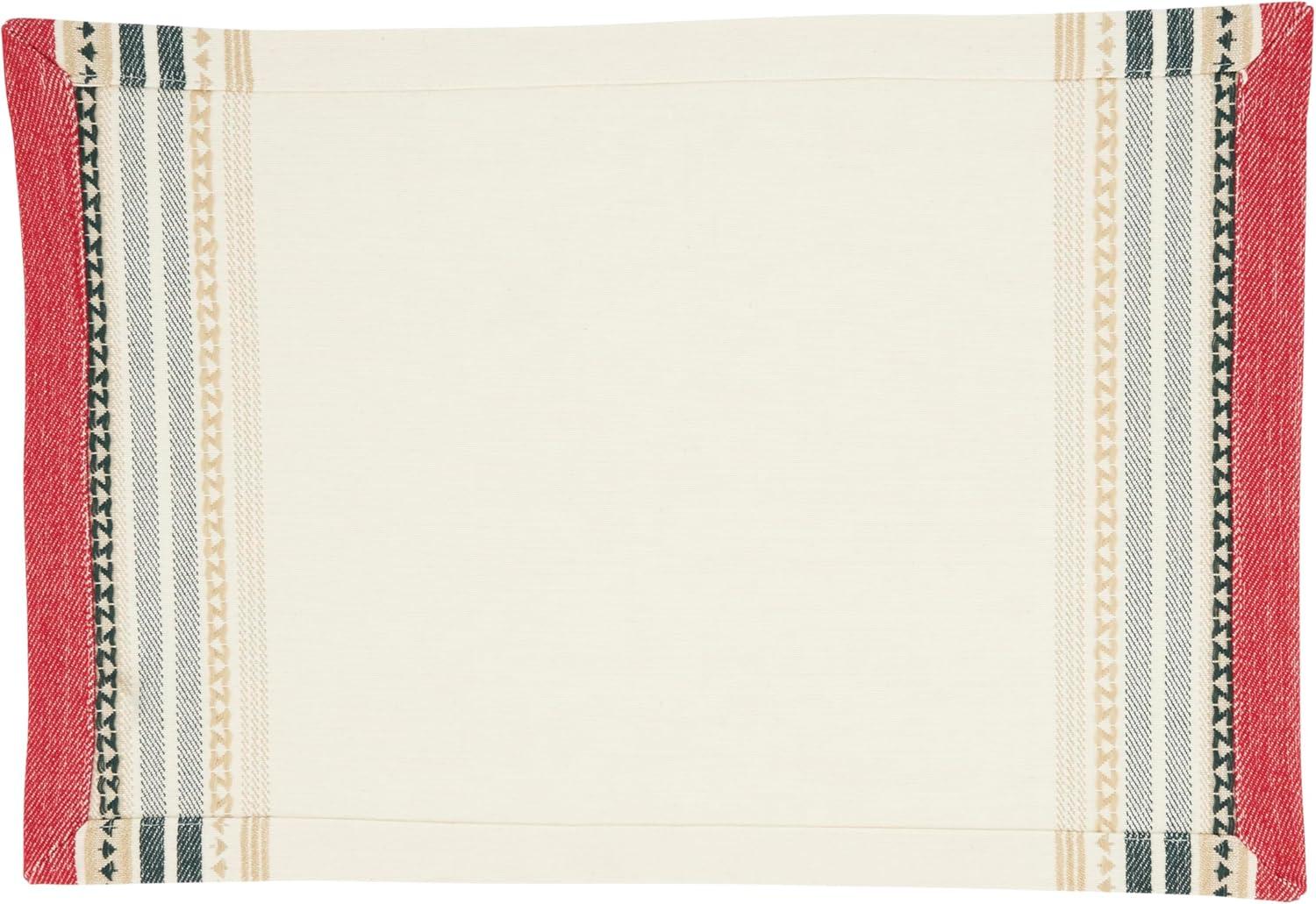 Saro Merry Pines Dobby Placemat (Set of 4)