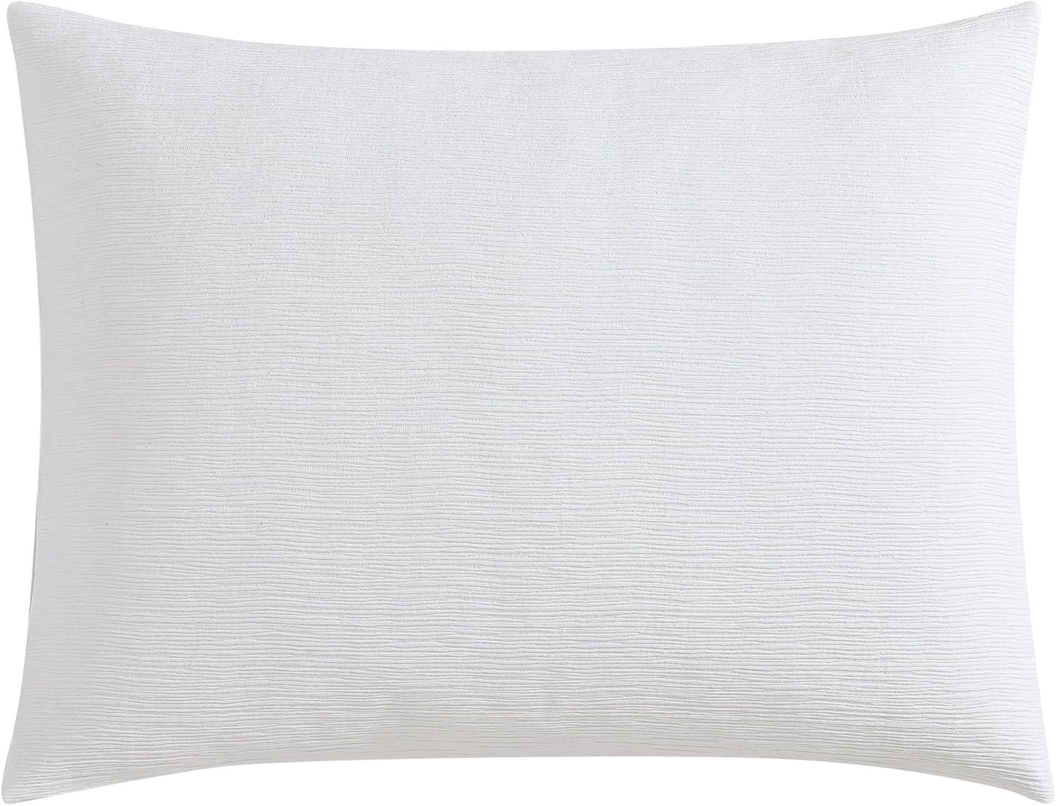 White Cotton King Bedspread Cover Set with Button Closure