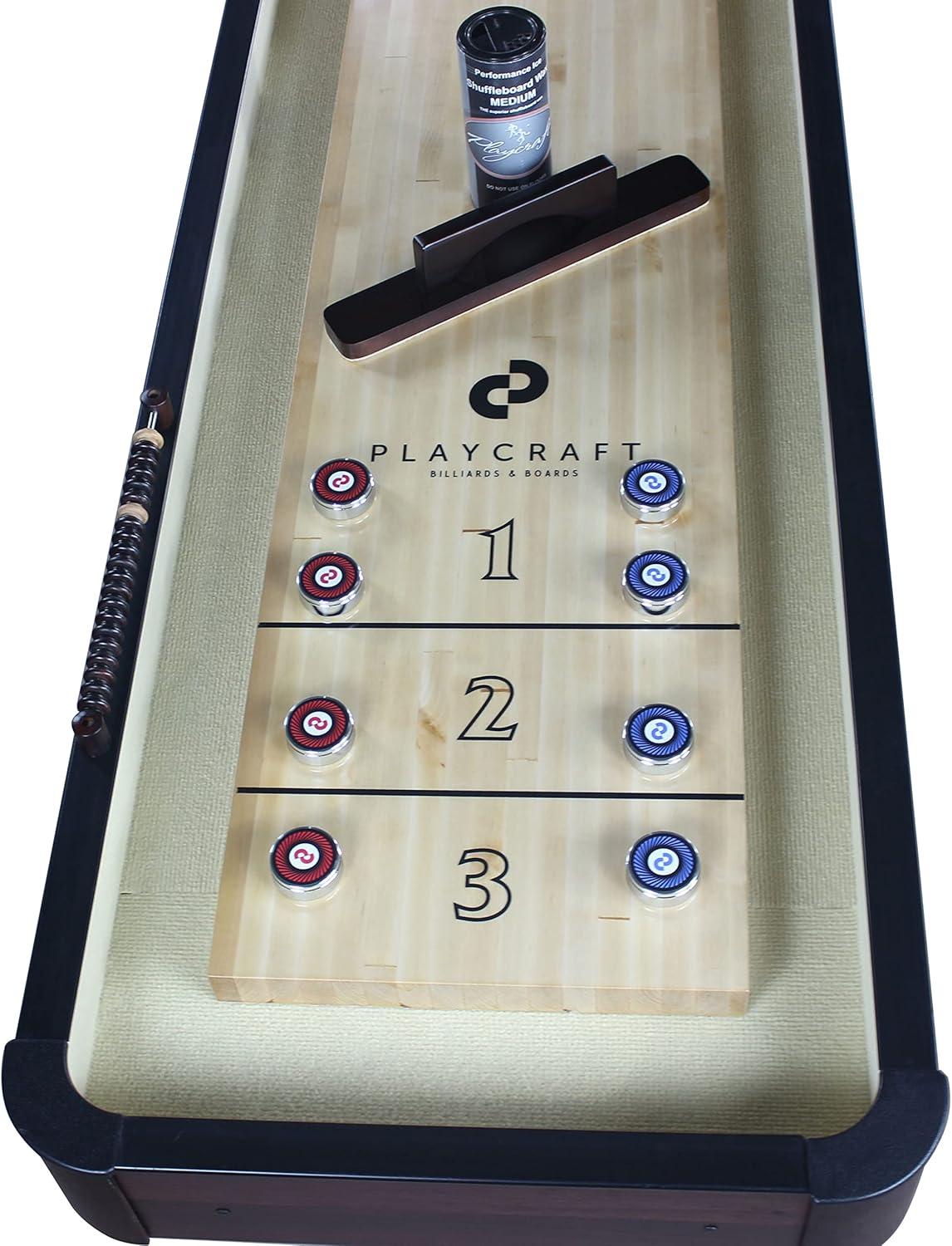 Playcraft Woodbridge Espresso 9 Ft. Shuffleboard Table