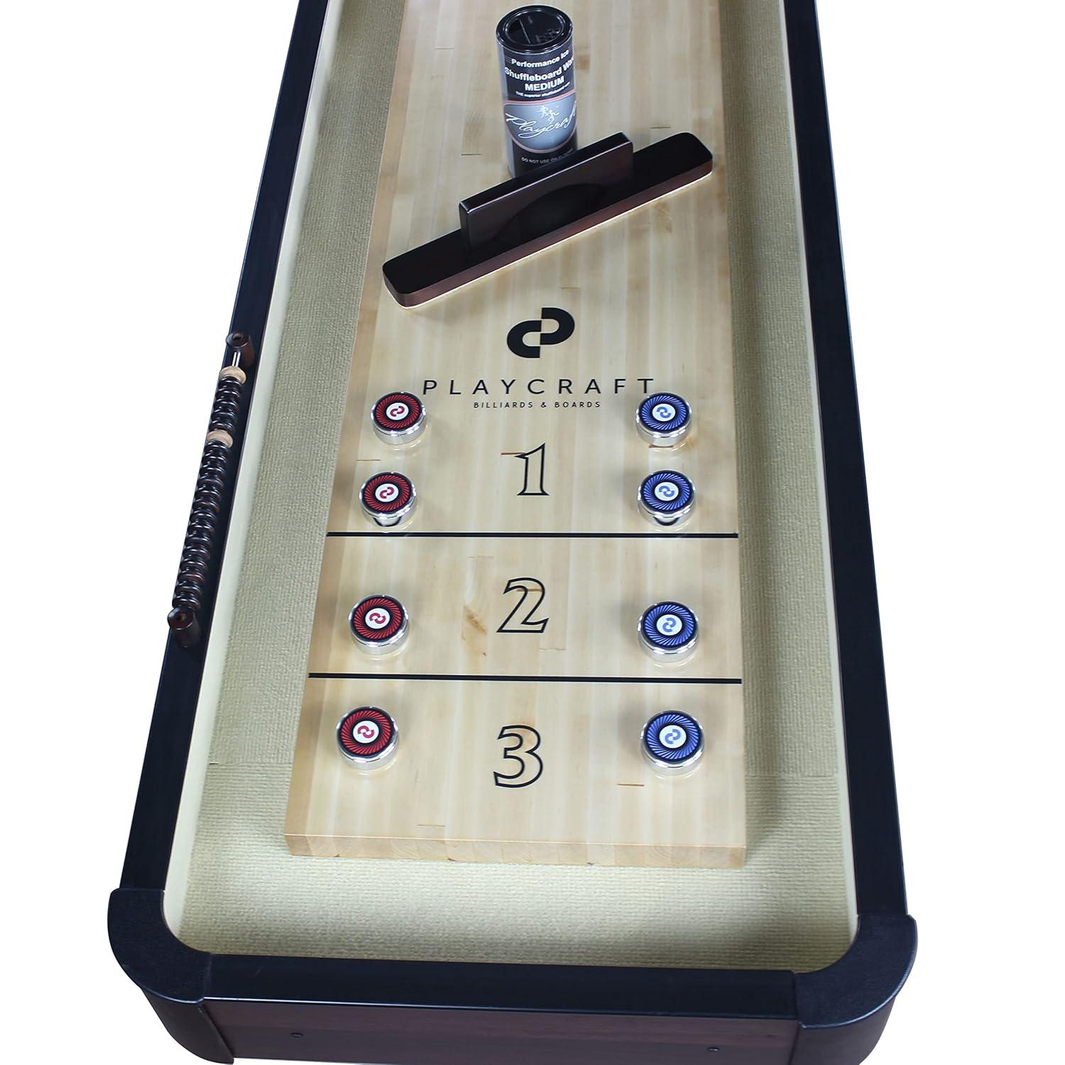 Playcraft Woodbridge Espresso 9 Ft. Shuffleboard Table
