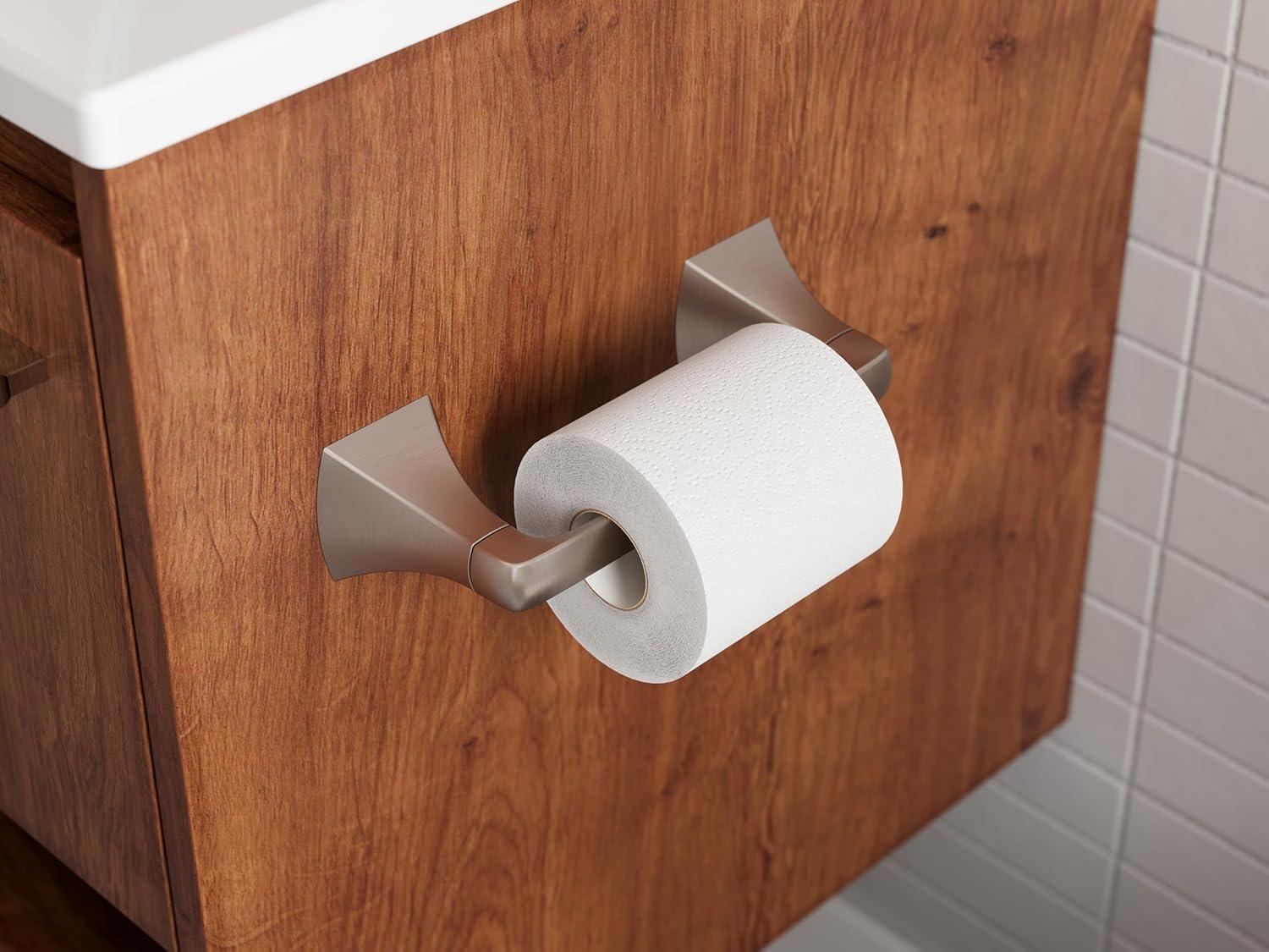 Pfister Bph-Bie0 Bruxie Wall Mounted Pivoting Toilet Paper Holder - Nickel