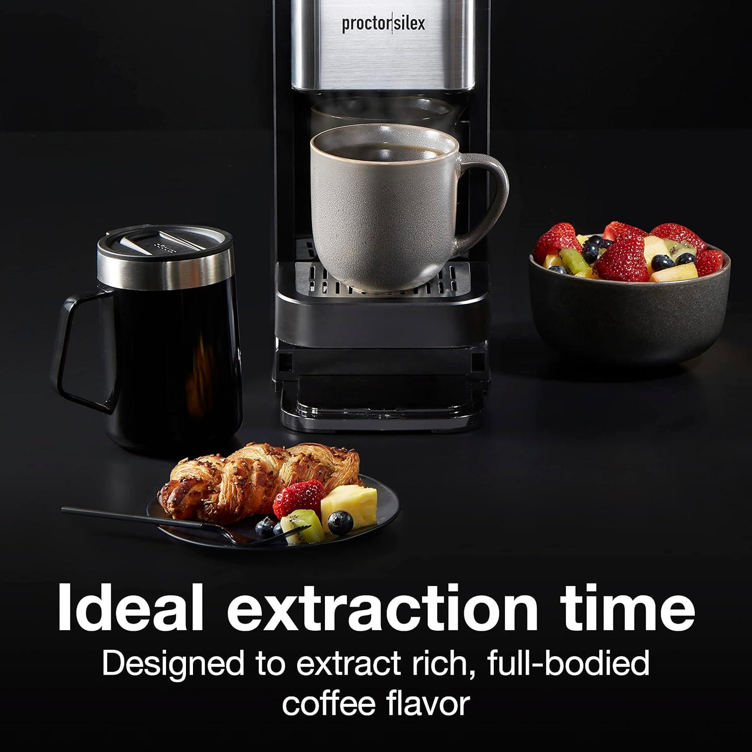 Single-Serve Coffee Maker With 40 Oz. Reservoir