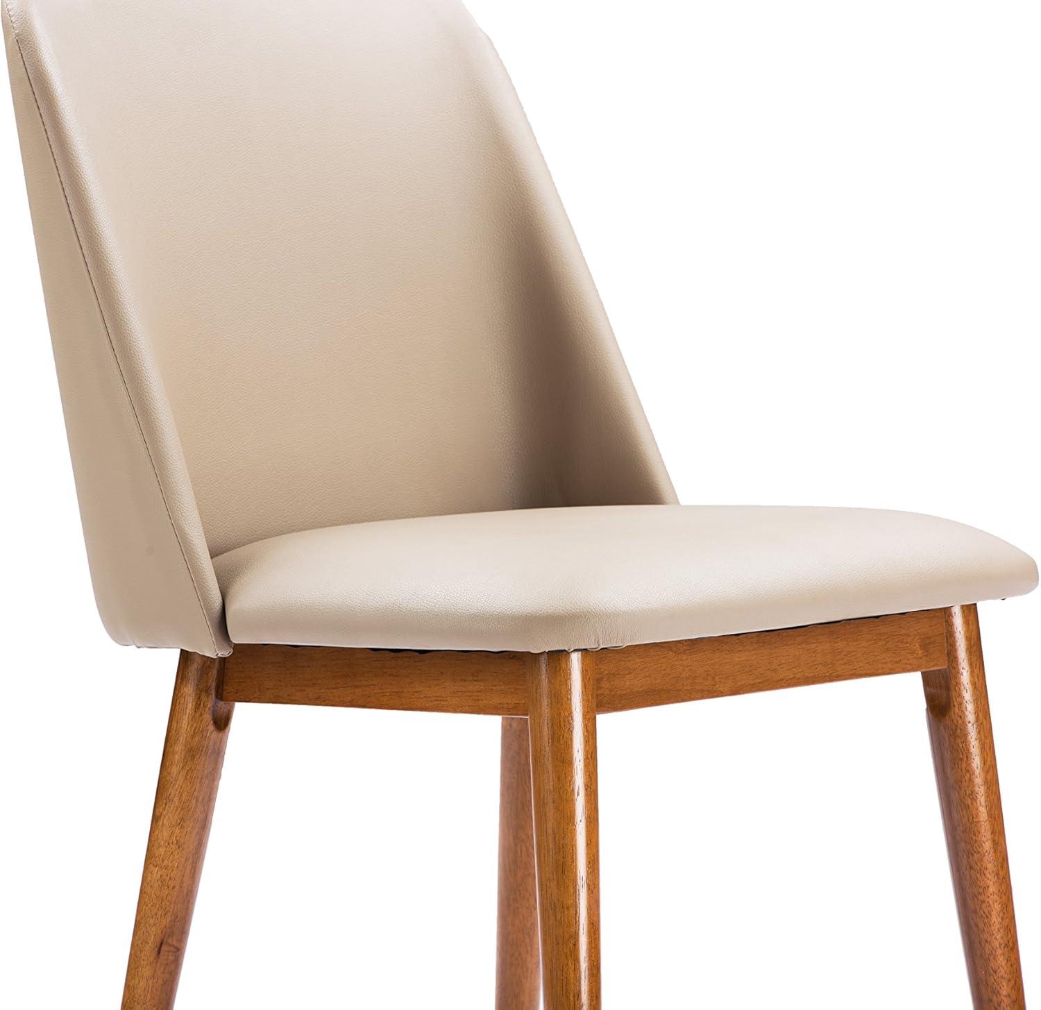 George Oliver Eli 18'' H Faux Leather Upholstered Side Chair (Set of 2)