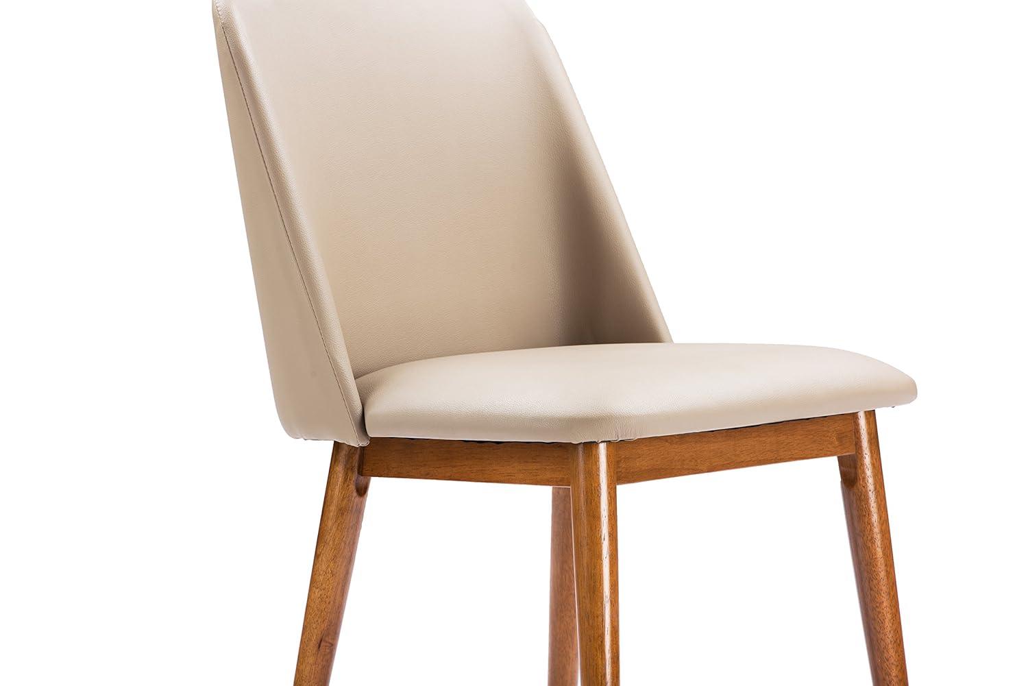 George Oliver Hartlepool 18'' H Faux Leather Upholstered Side Chair (Set of 2)