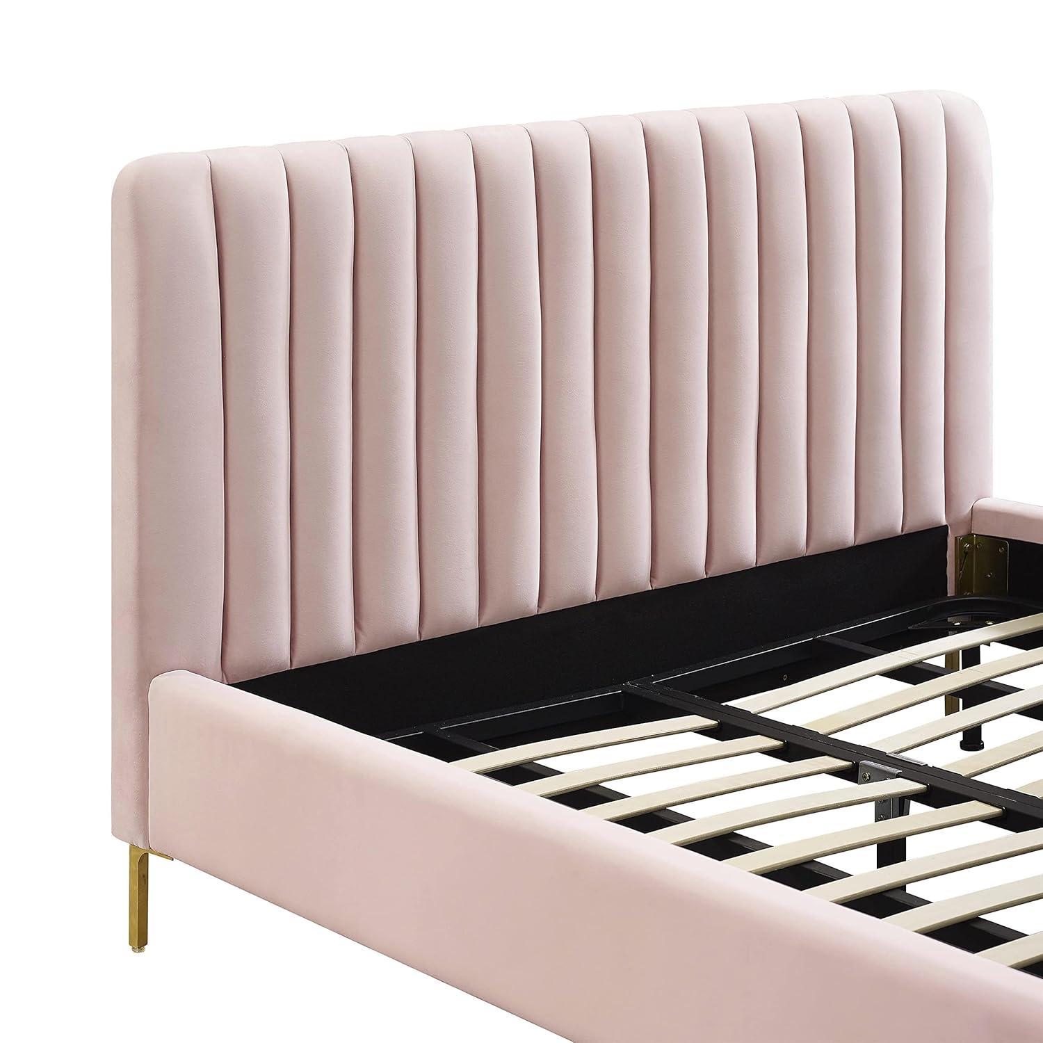 Angela Upholstered Platform Bed