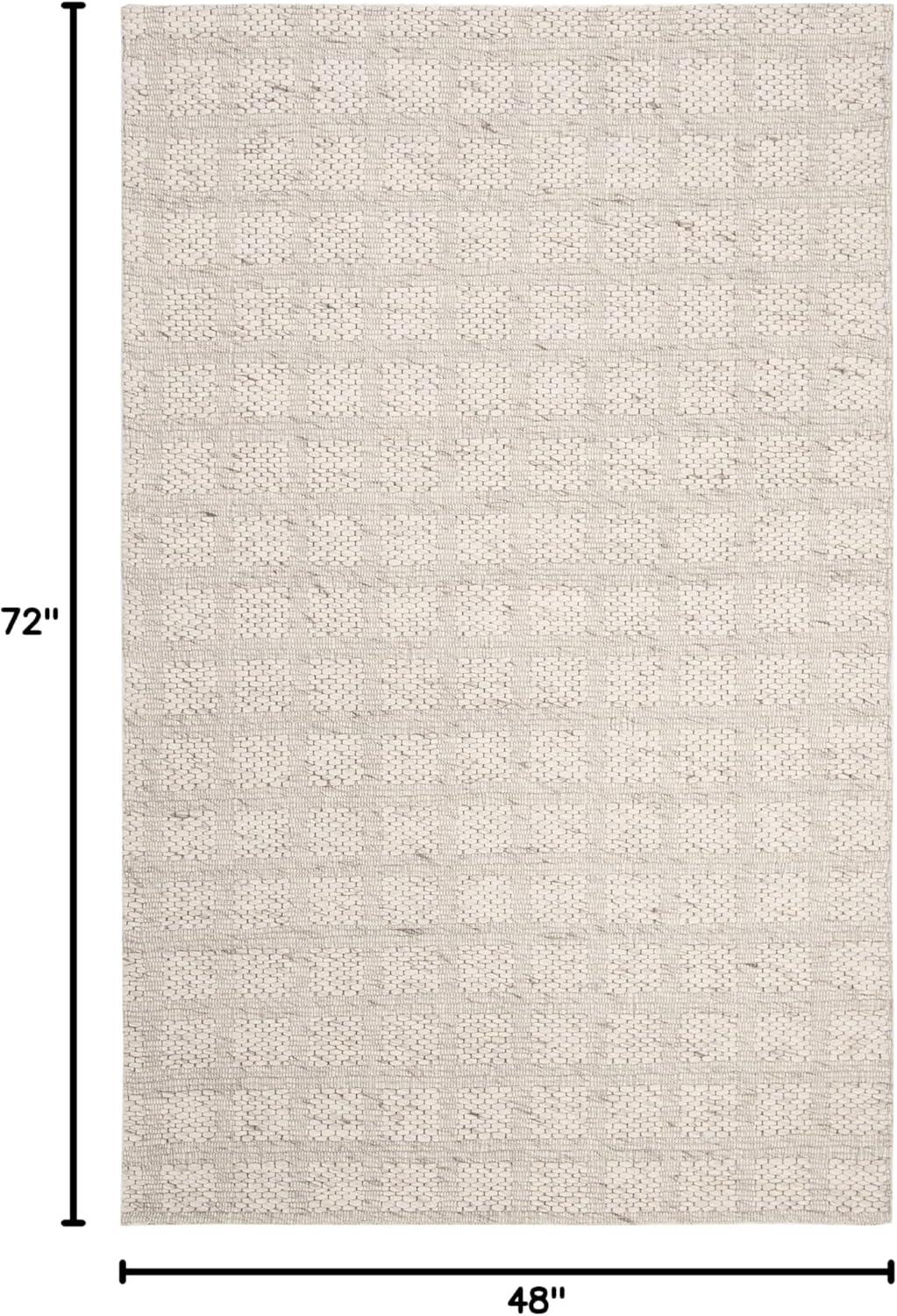 Marbella MRB525 Hand Loomed Area Rug - Beige - 4'x6' - Safavieh.