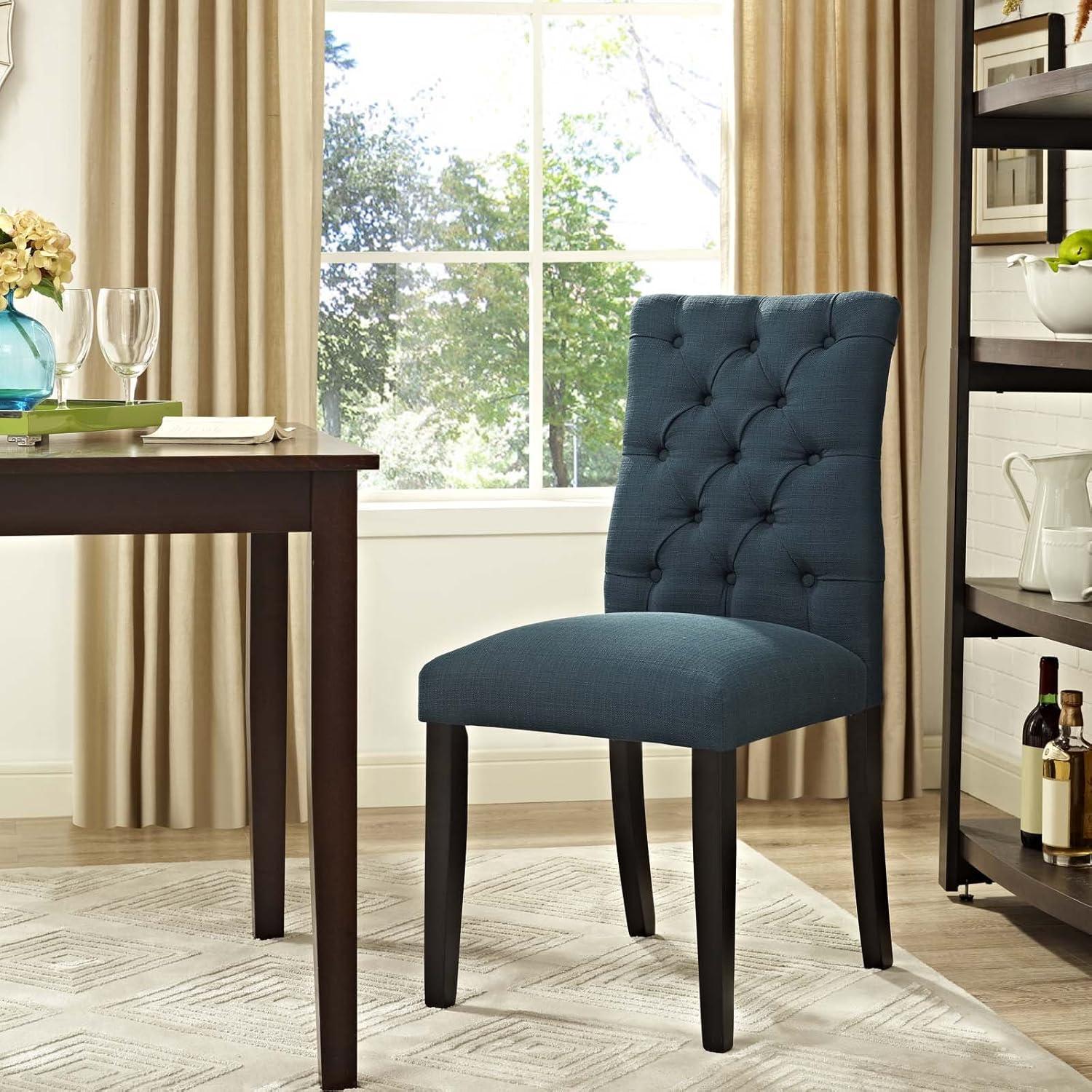 Modway Duchess Button Tufted Fabric Dining Chair