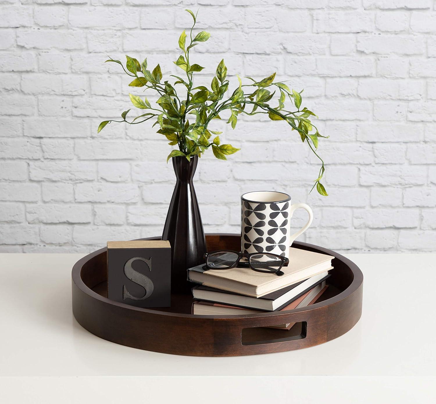 Kate and Laurel Hutton Decorative Wood Tray