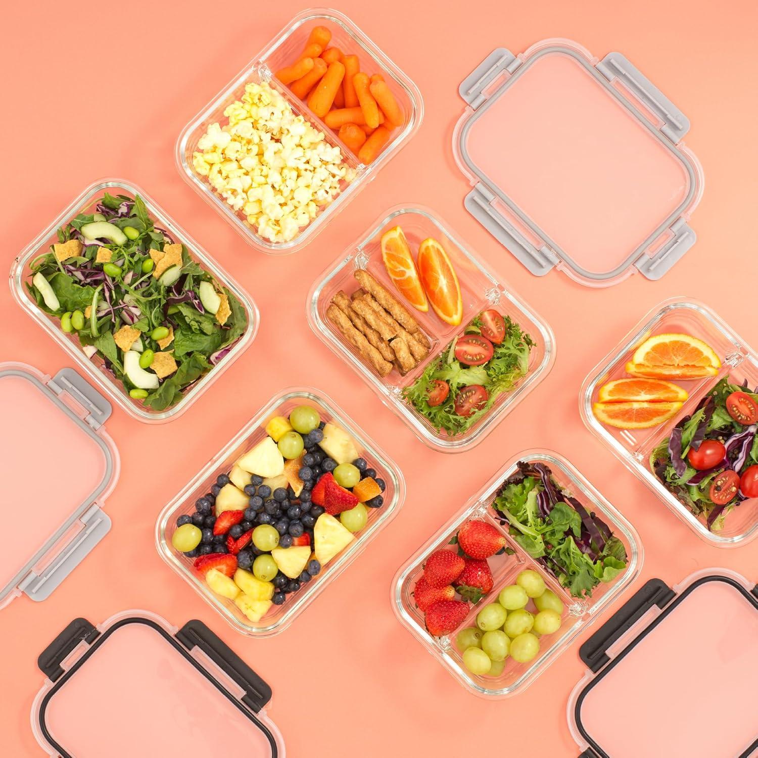 JoyJolt JoyJolt 10-Piece Glass Food Storage Container (Set of 5)