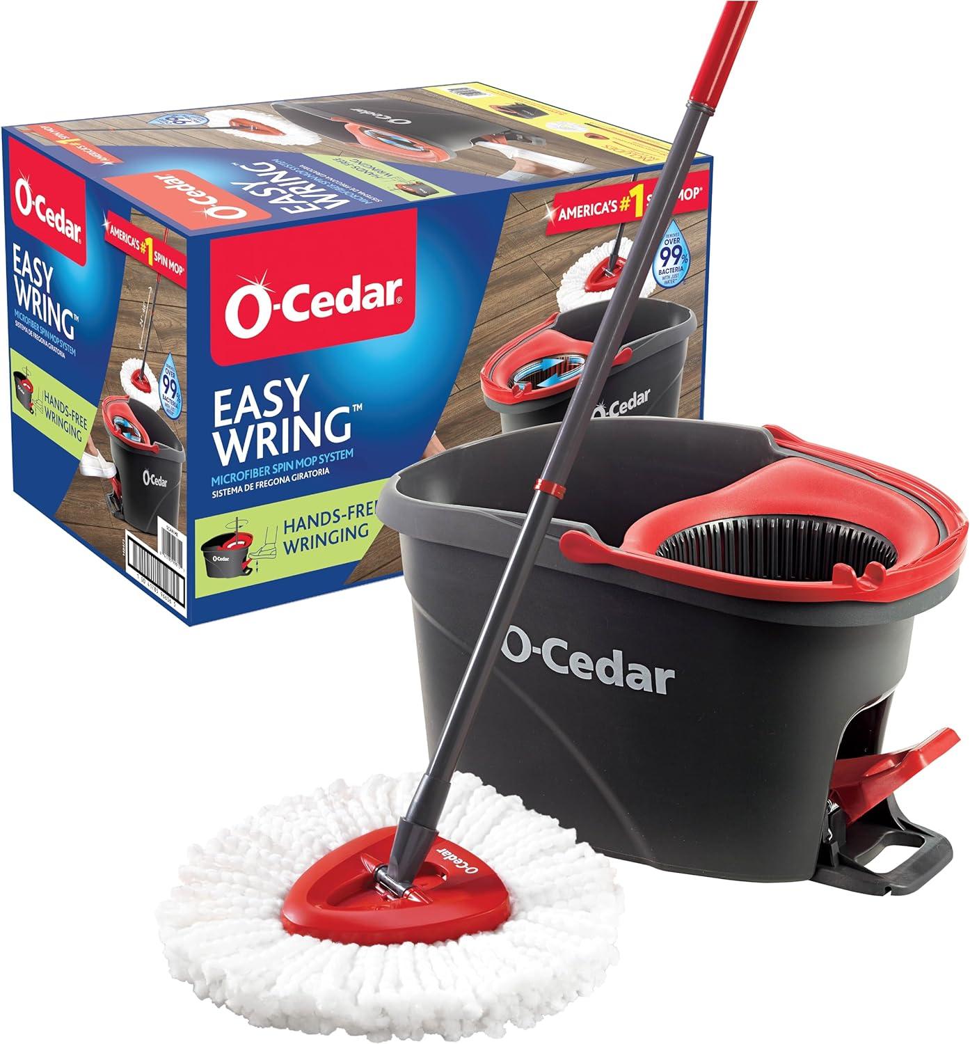 O-Cedar EasyWring Spin Mop and Bucket System