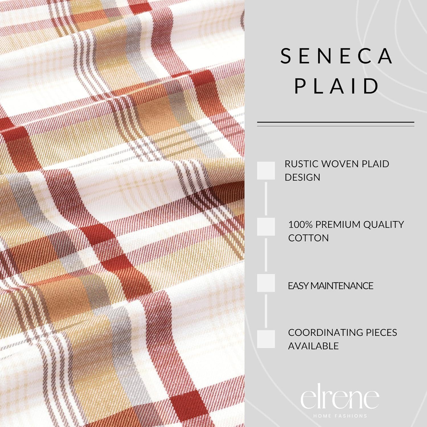 Elrene Seneca Plaid Harvest Cotton Tablecloth - Elrene Home Fashions