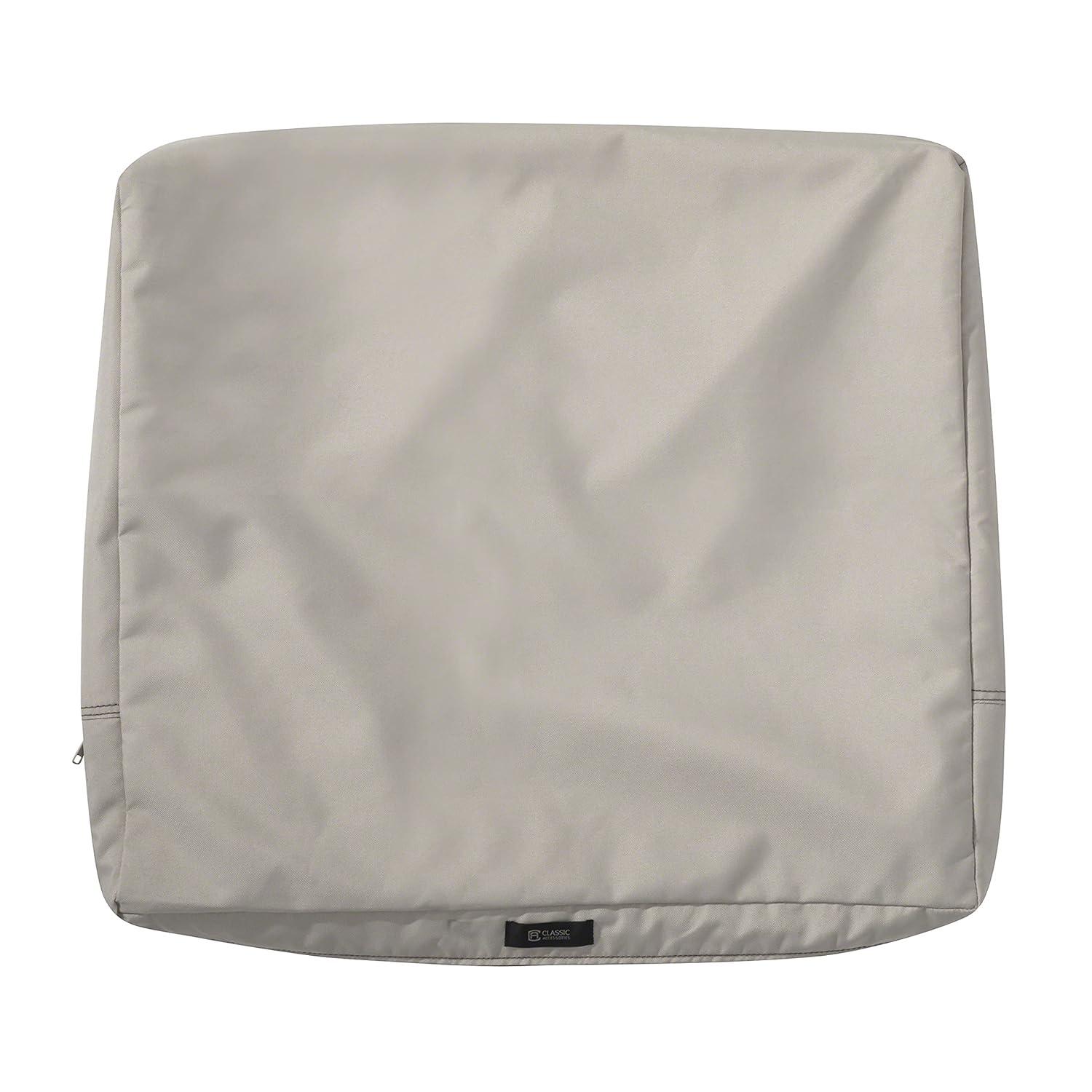 Classic Accessories 25" x 22" Ravenna Patio Chair/Loveseat Back Cushion with Zipper Water-Resistant