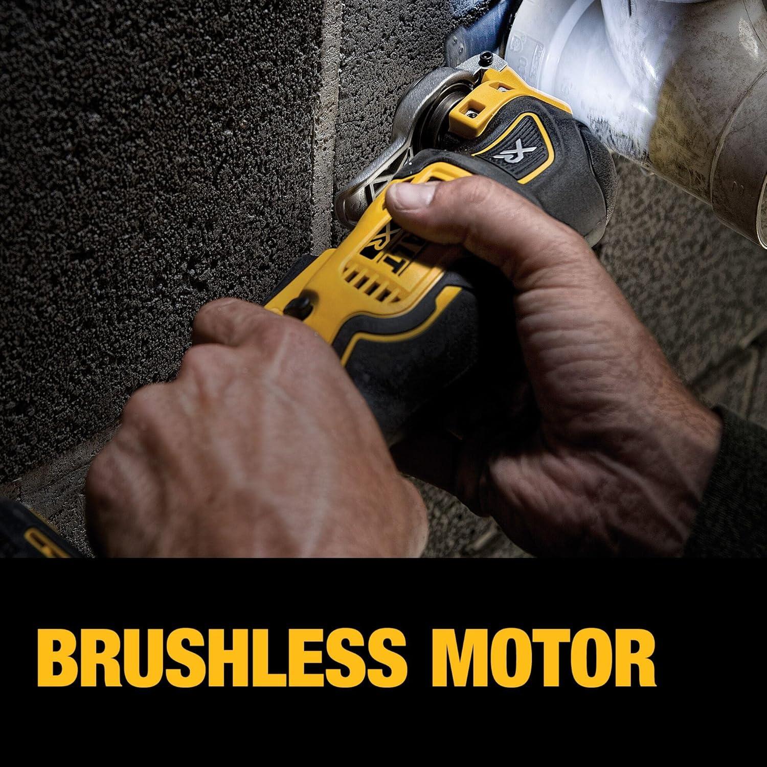 DEWALT 20-Volt MAX XR Cordless 3-speed Brushless Oscillating Multi Tool DCS356B