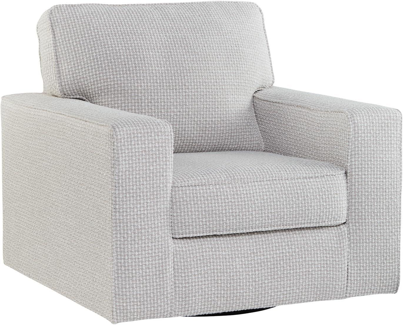 Ebern Designs Deivydas Upholstered Swivel Armchair