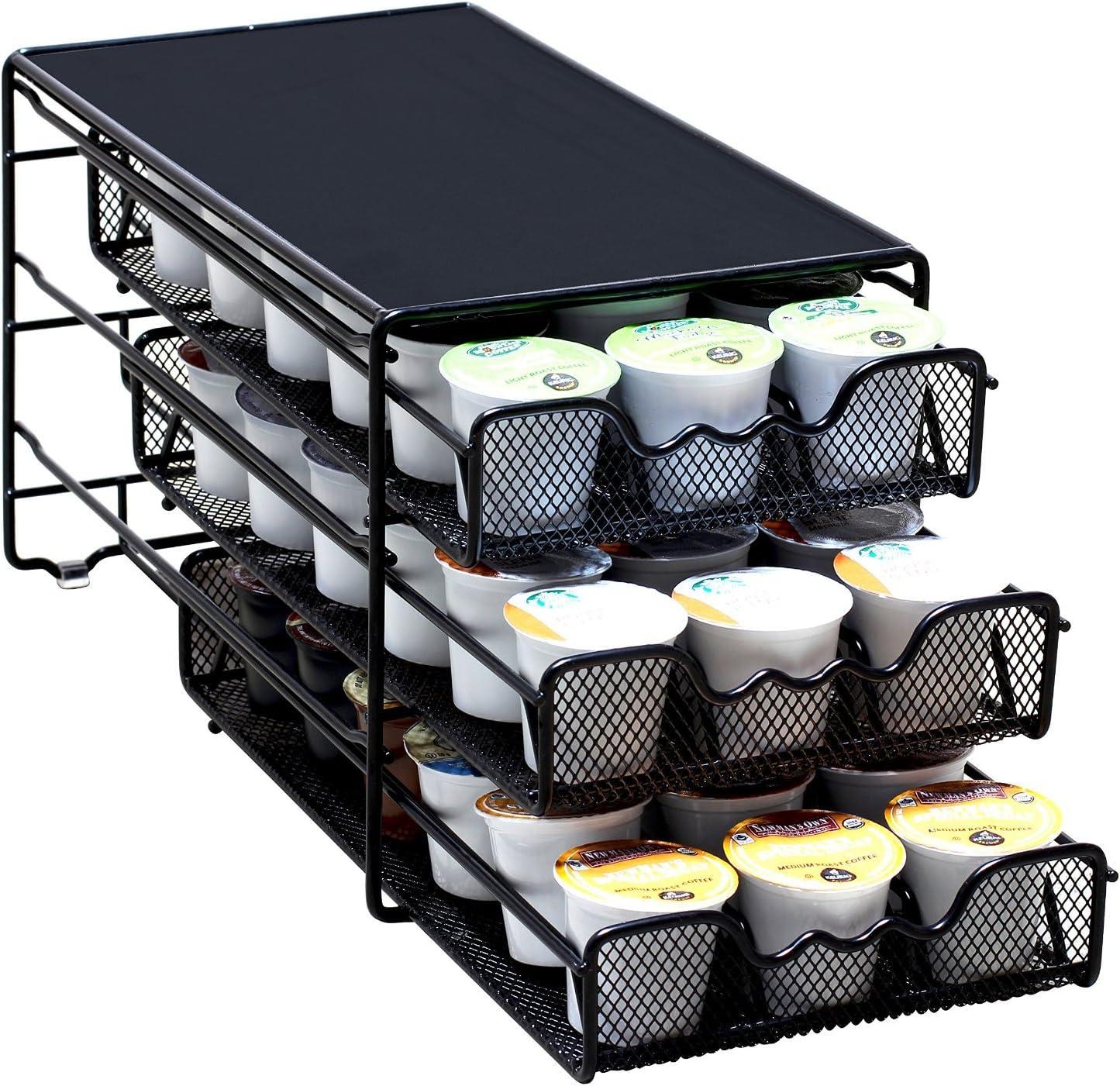 decobros 3 tier drawer storage holder 54 keurig coffee pod